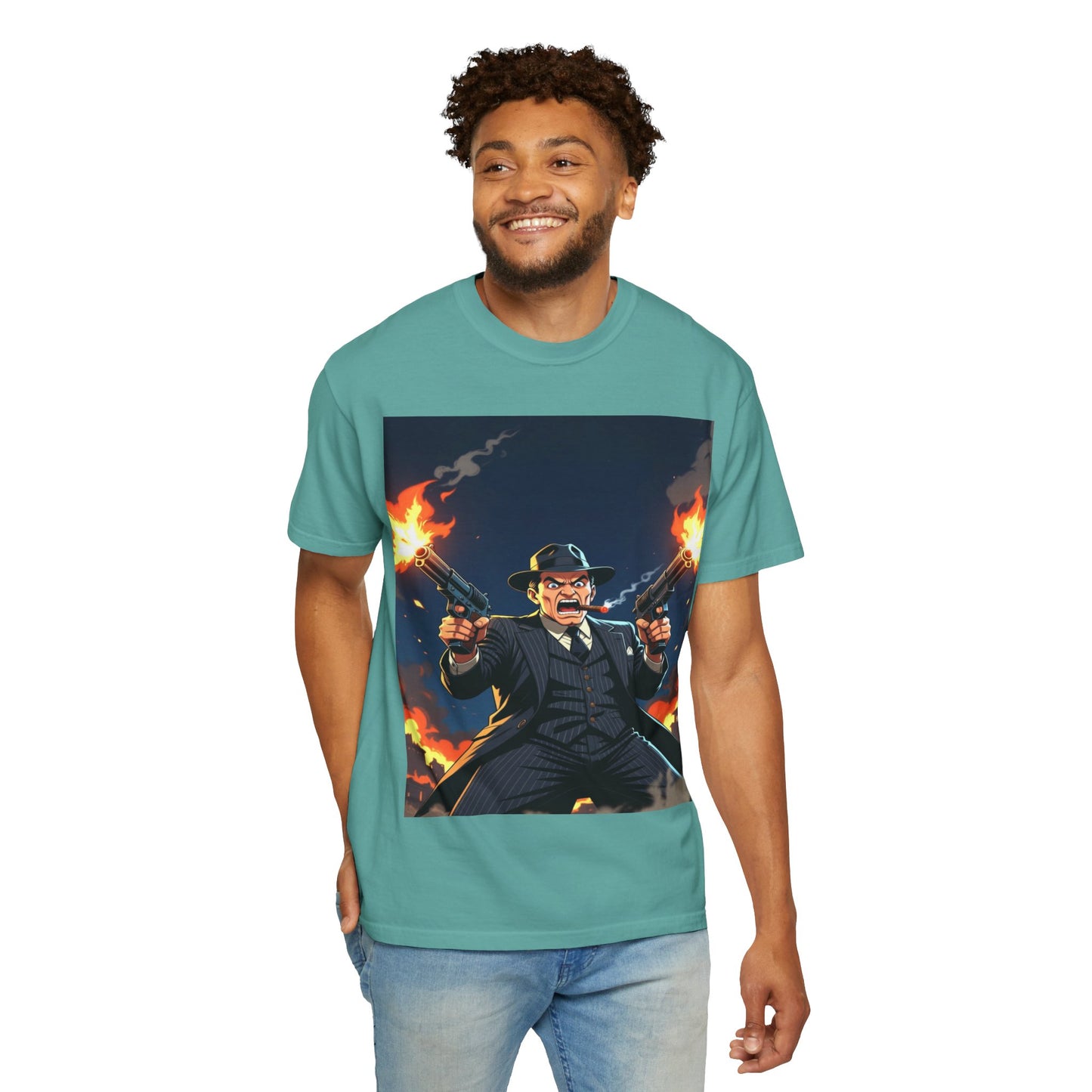 Gangster T‑Shirt — Vintage Outlaw Graphic Tee