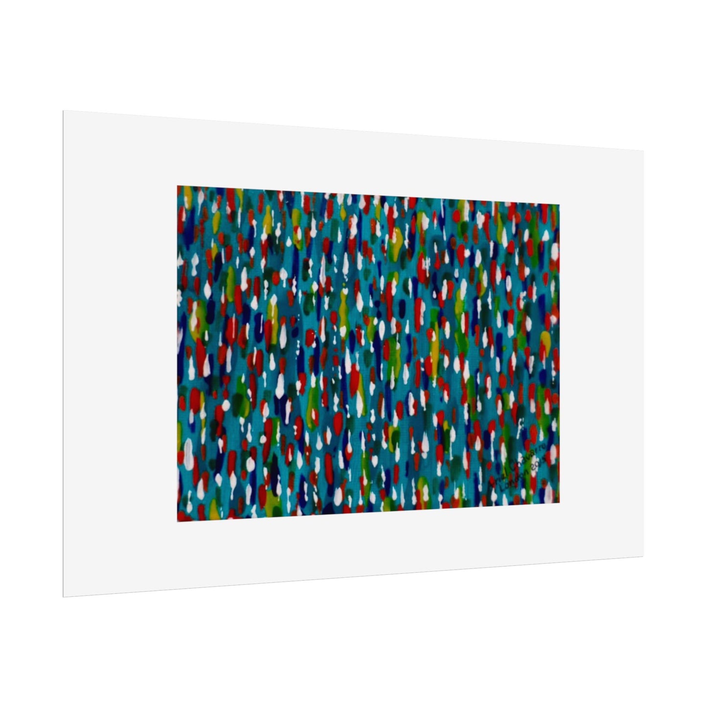 Colours Of The Soul Reflecting On Water by Ariel Chavarro Avila Wall Art Print