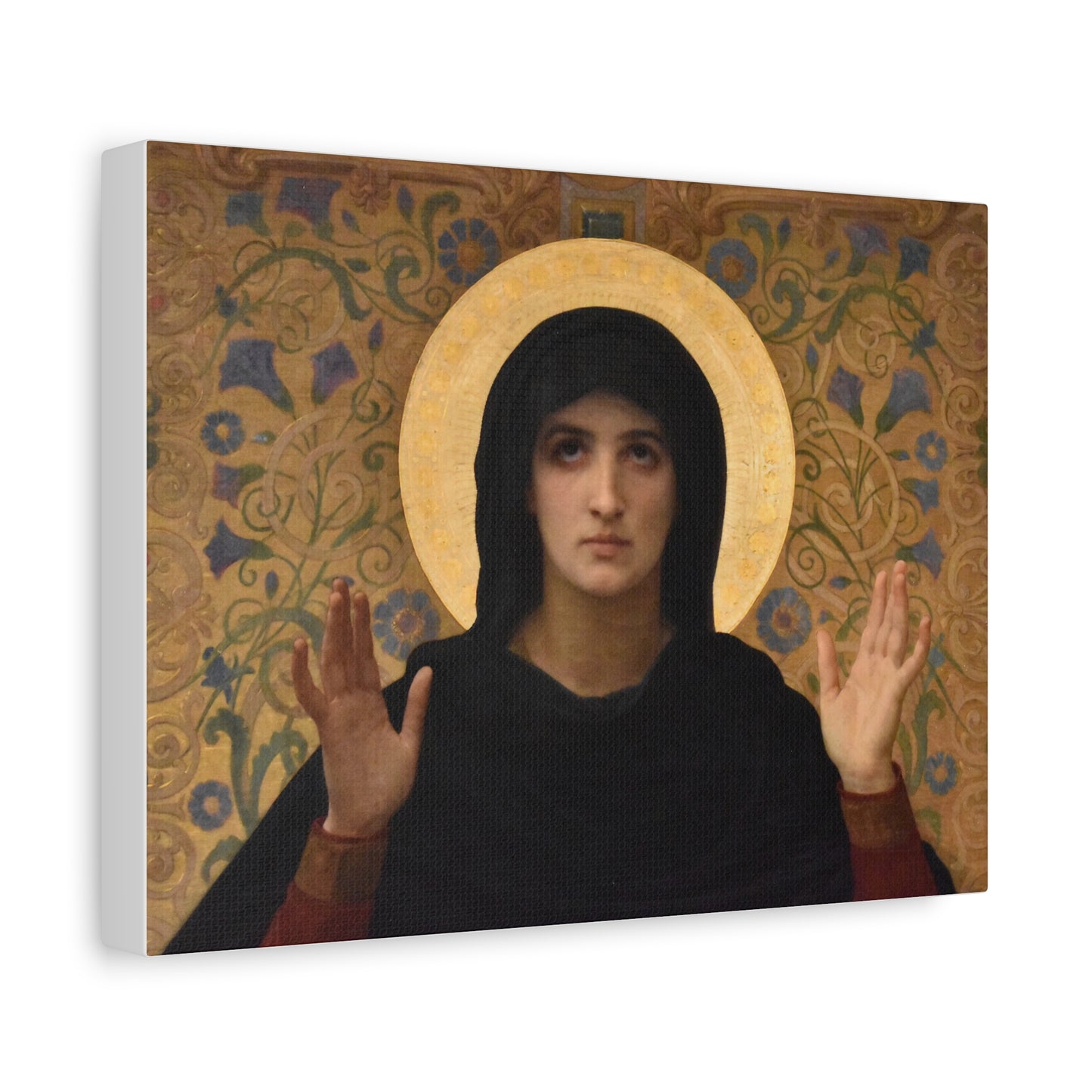 La Vierge consolatrice by William Adolphe Bouguereau Matte Stretched Wall Art