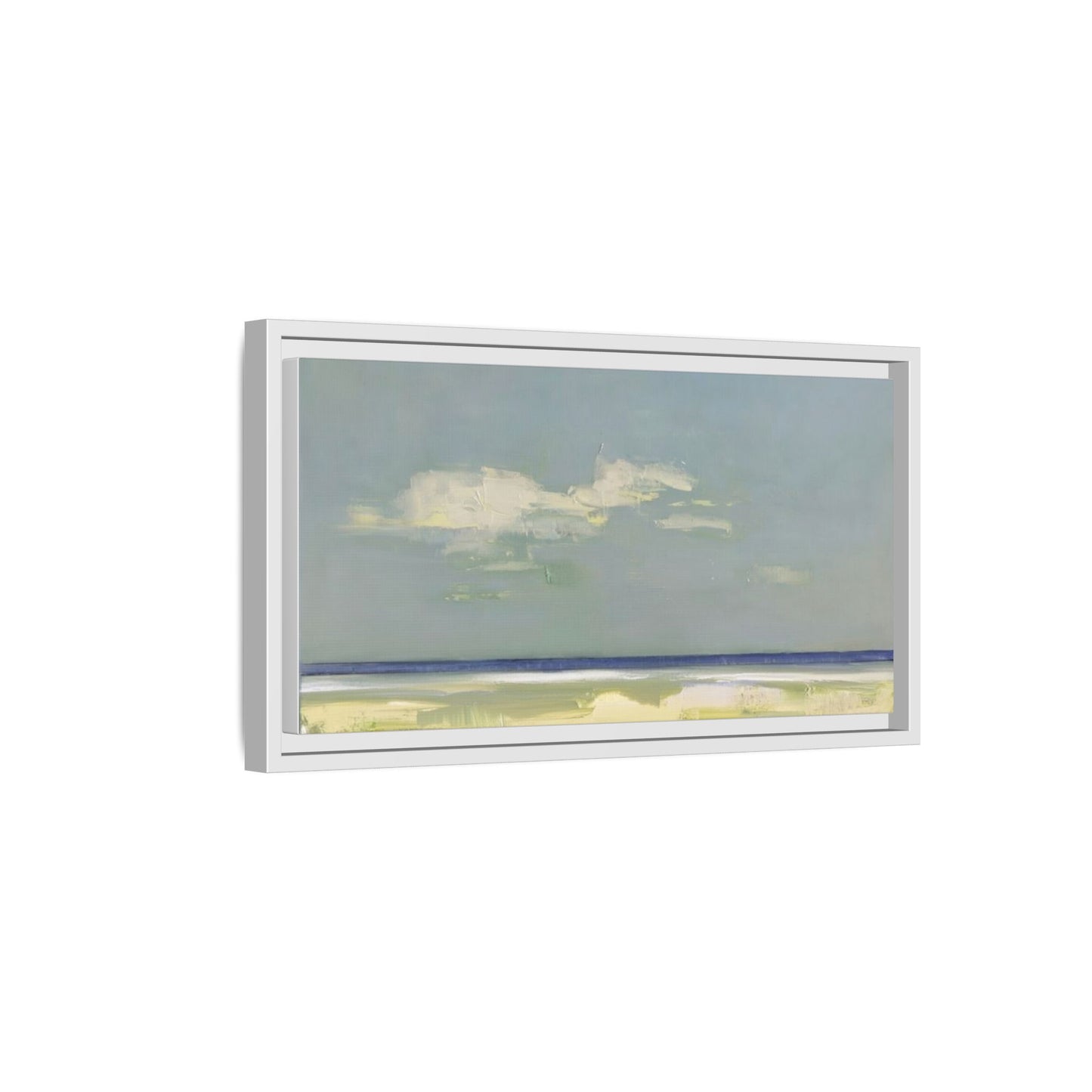 Coastal Calm Matte Canvas Framed Wall Art