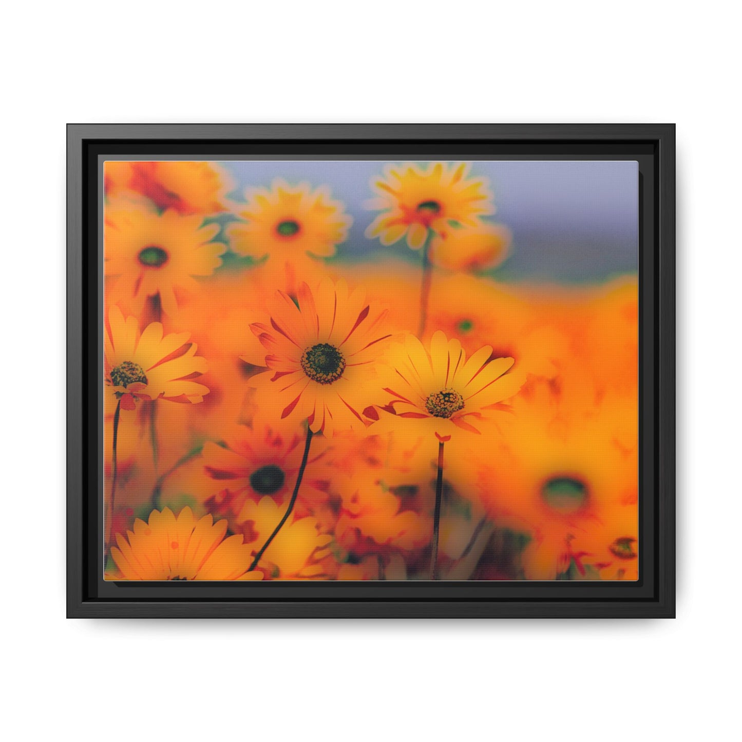 Bee Garden by Norman Barrett Framed Matte Canvas Wall Art Print