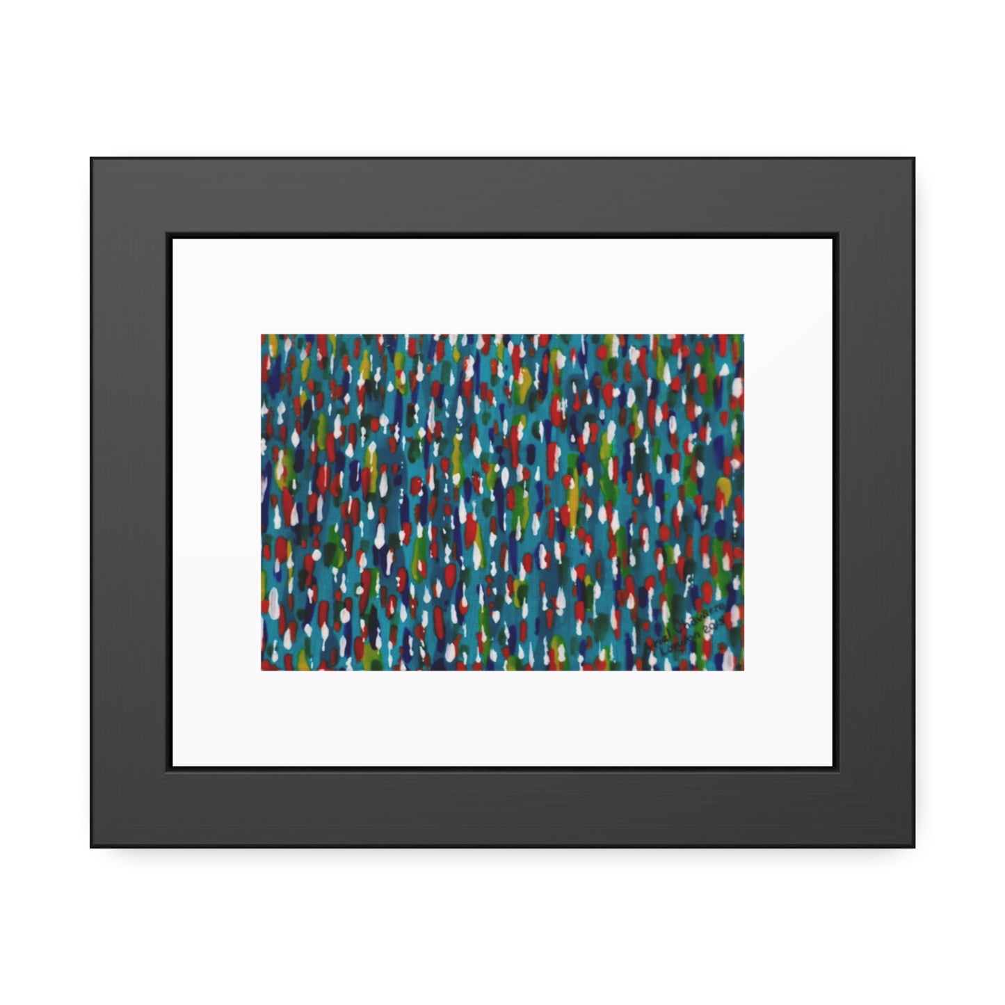 Colours Of The Soul Reflecting On Water by Ariel Chavarro Avila Framed Wall Art Print