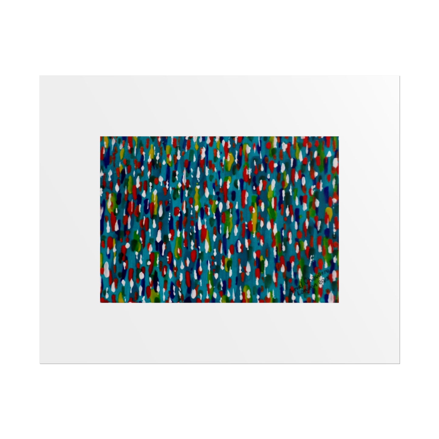 Colours Of The Soul Reflecting On Water by Ariel Chavarro Avila Wall Art Print