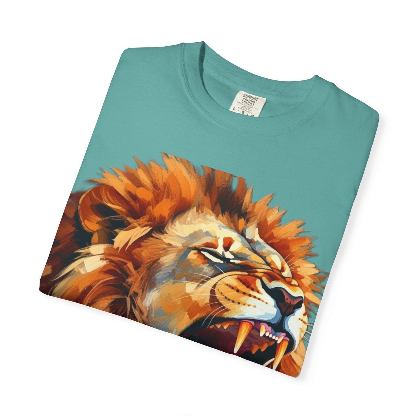 Roaring Lion T-Shirt Bold Wildlife Graphic Tee