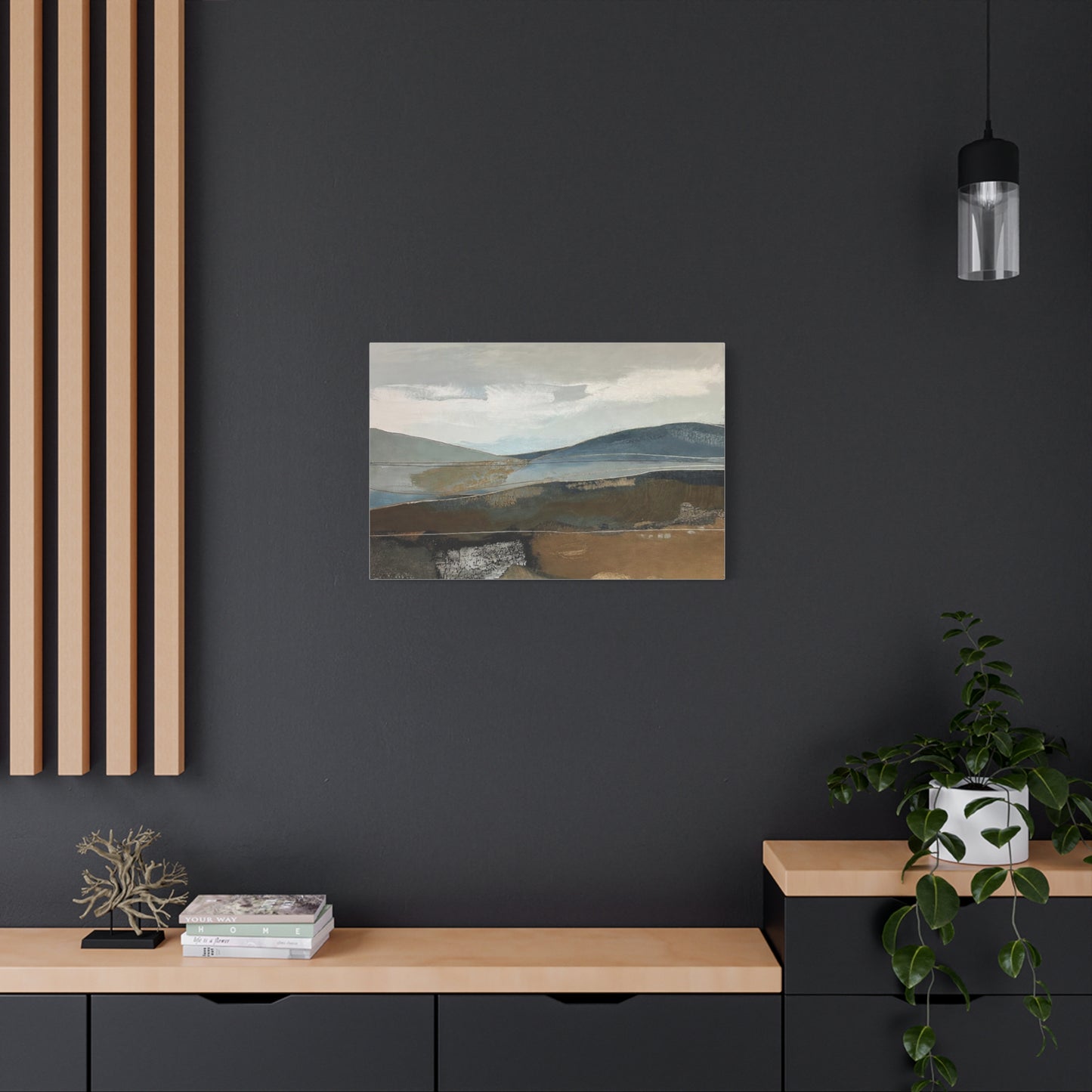 Landscape print Matte Canvas, Stretched, 1.25"