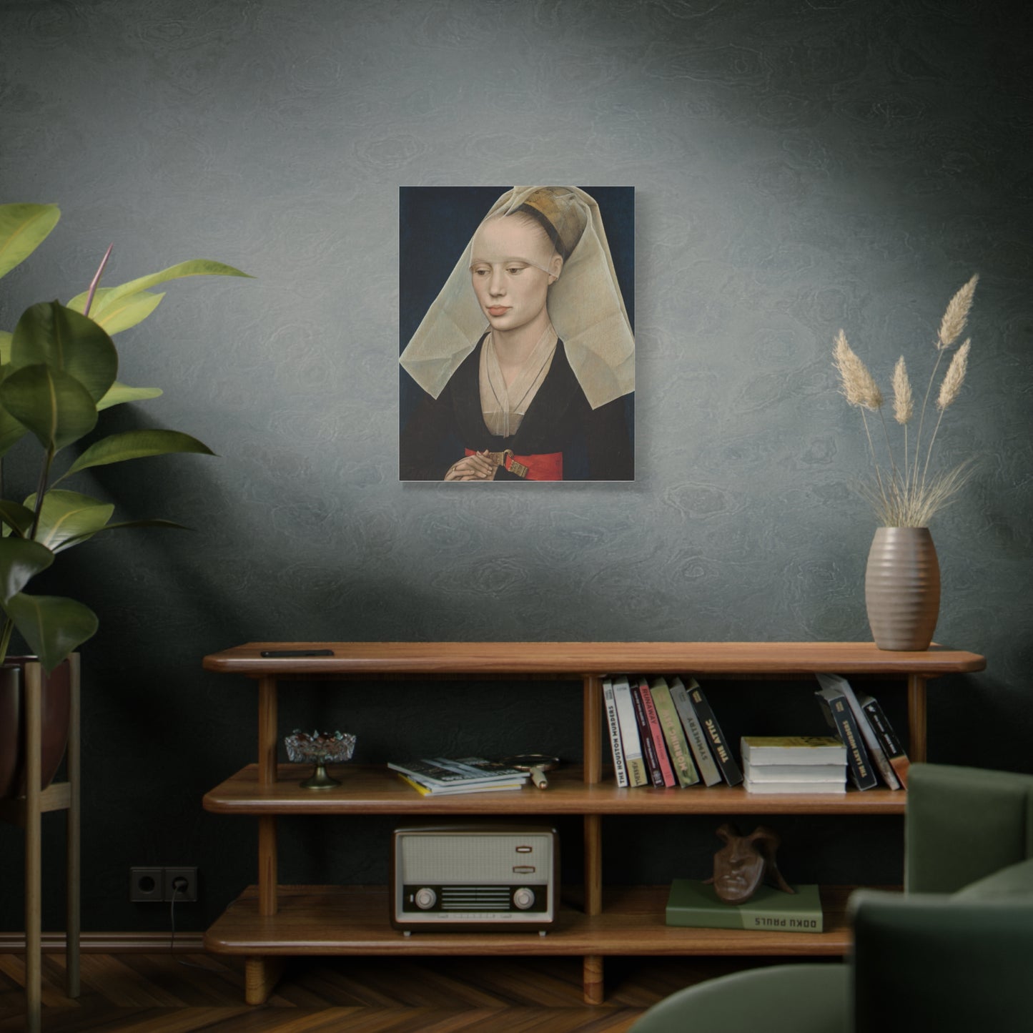 Portrait of a Lady by Rogier van der Weyden Matte Canvas Wall Art