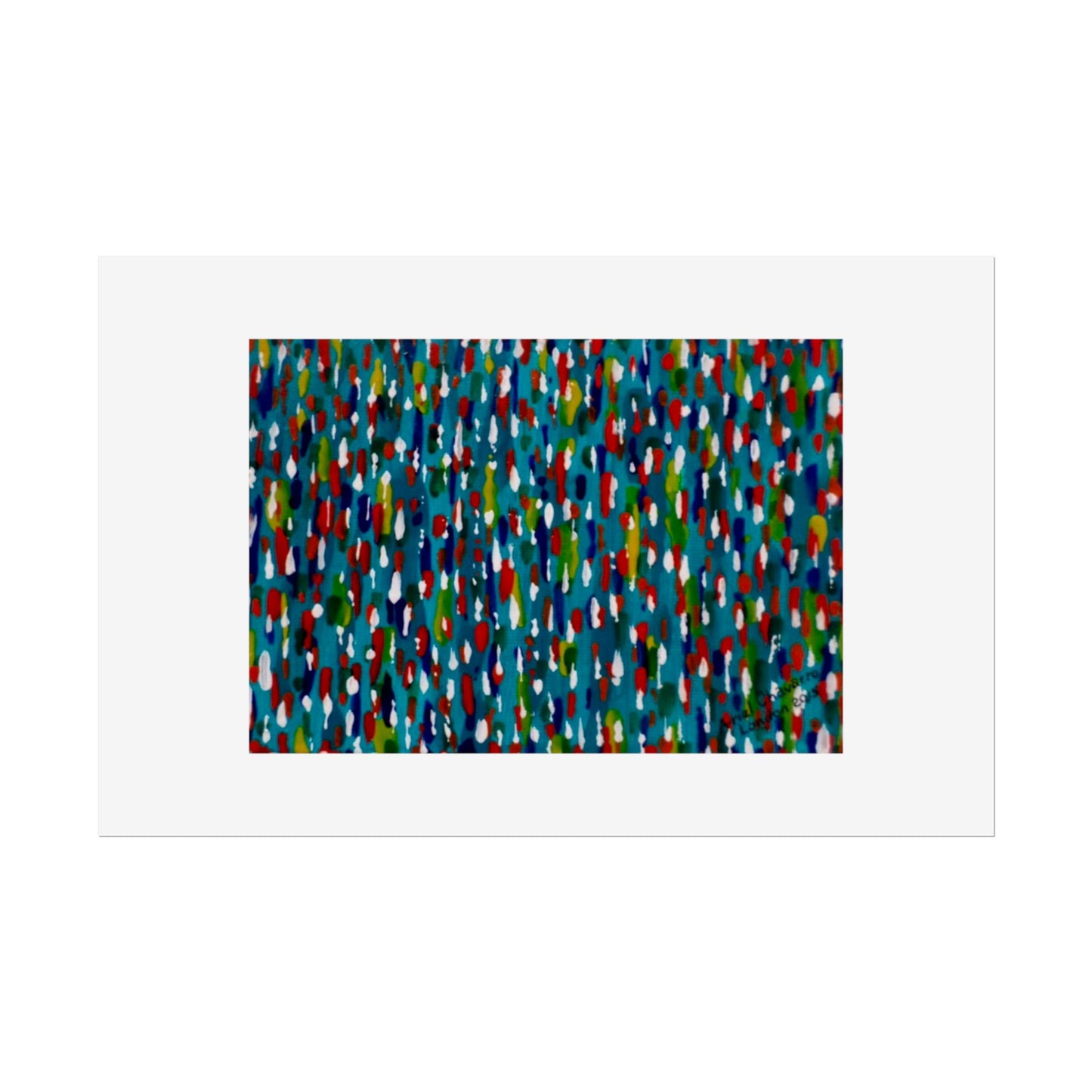 Colours Of The Soul Reflecting On Water by Ariel Chavarro Avila Wall Art Print