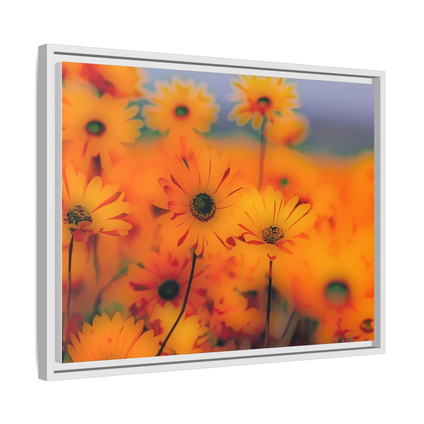 Bee Garden by Norman Barrett Framed Matte Canvas Wall Art Print