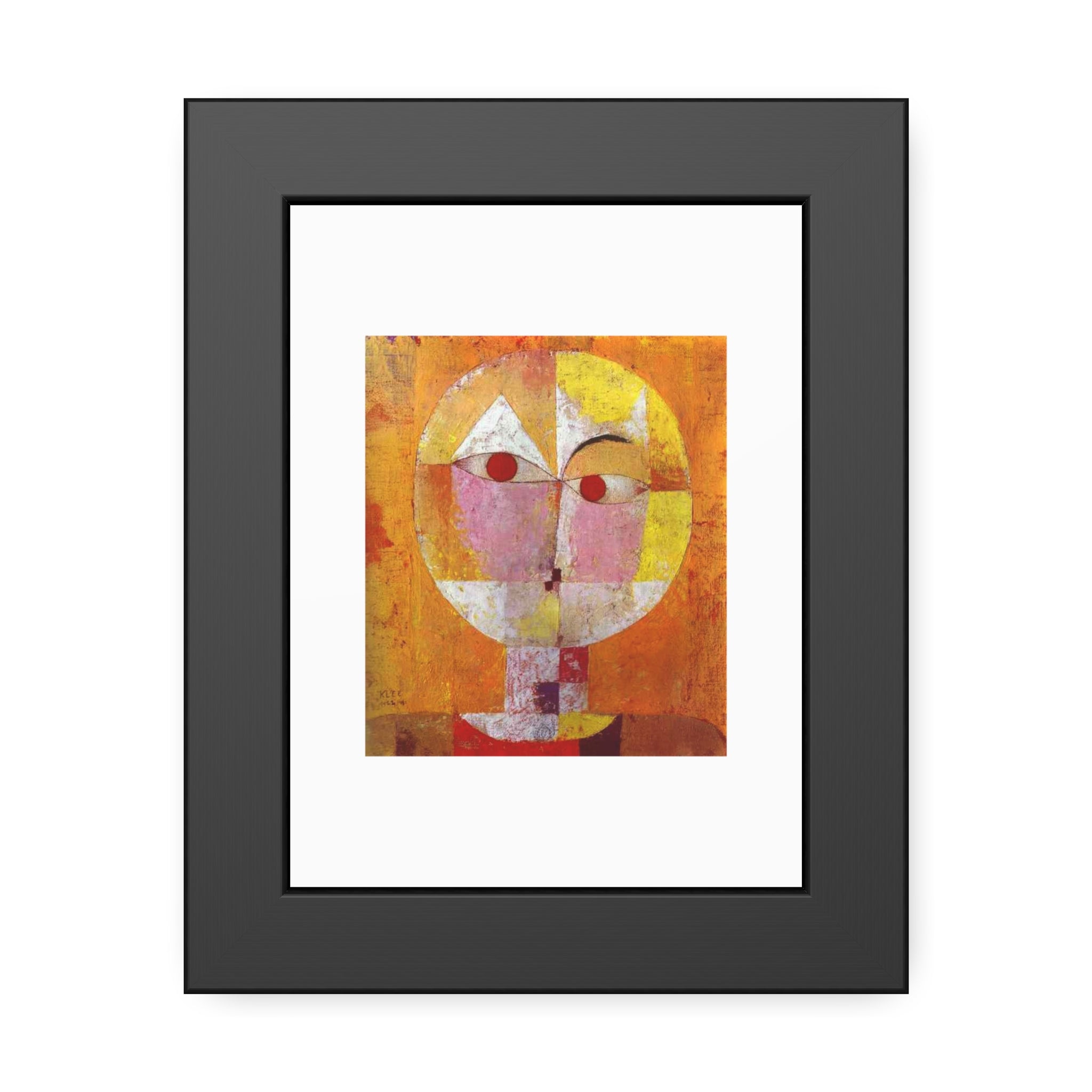 Senecio II by Paul Klee Framed Wall Art Poster