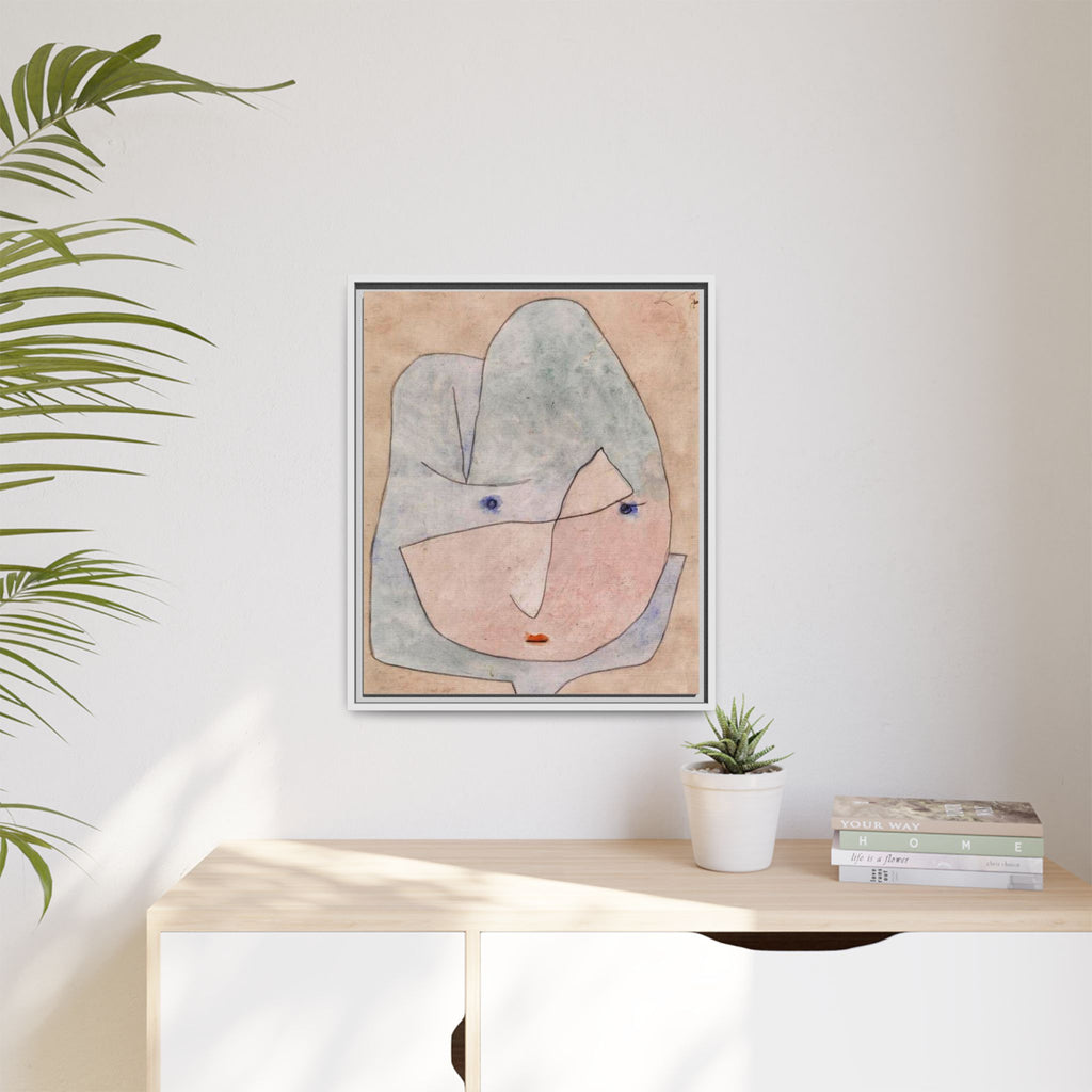 This Bloom is About to Wither by Paul Klee  Framed Matte Canvas Wall Art Print