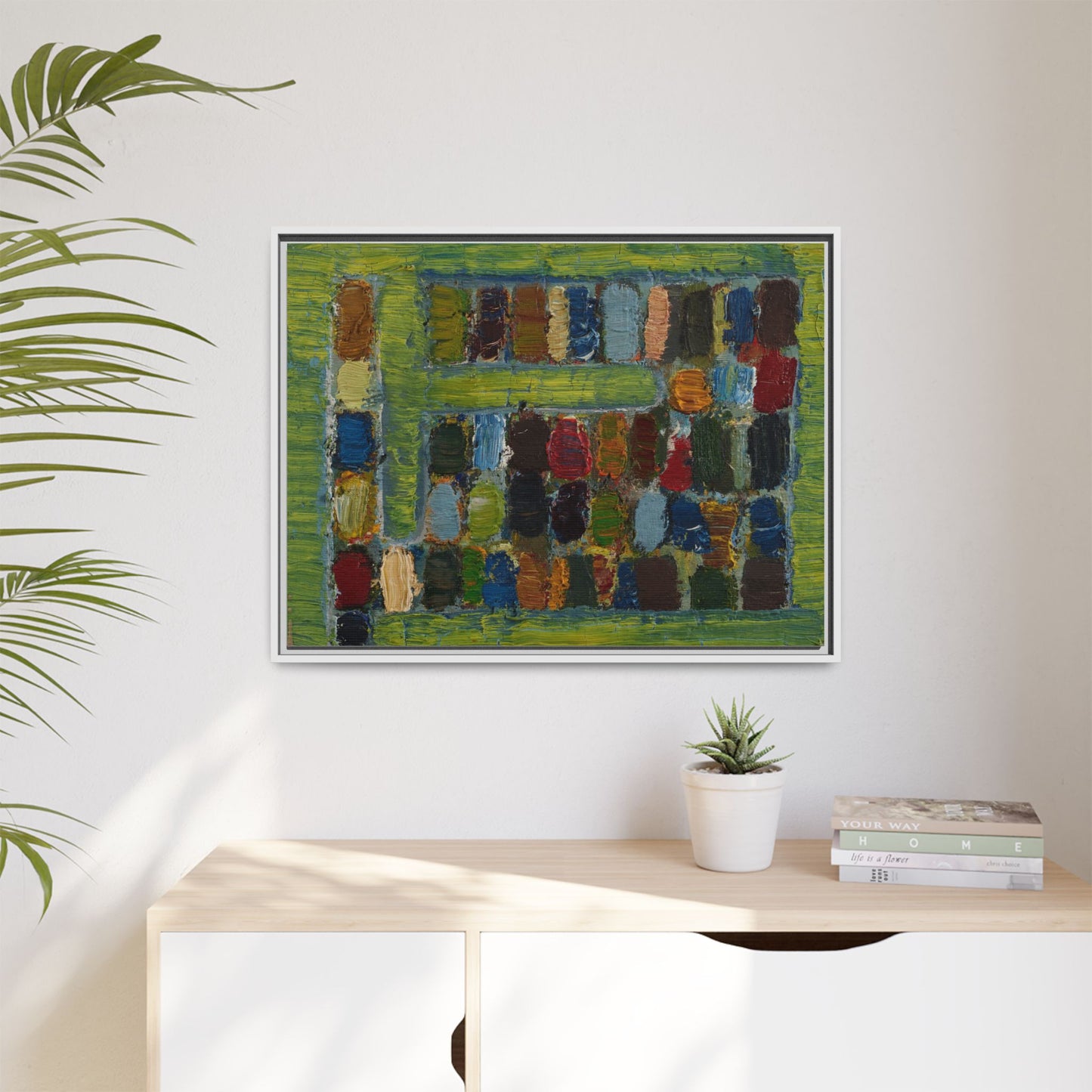JMC-1970-3 by Jean-Michel Coulon Matte Canvas Framed Wall Art Print