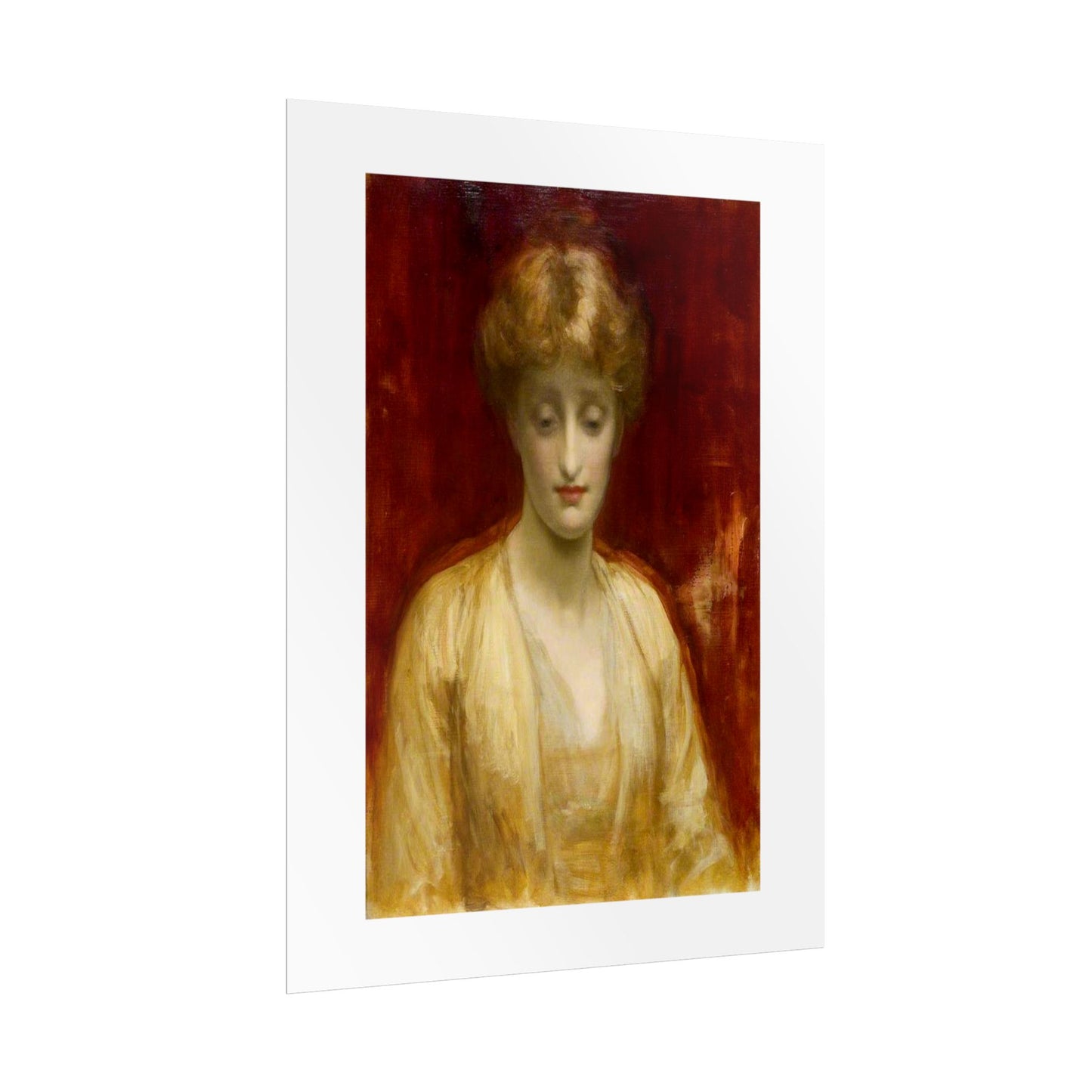 Mrs Williams by Lord Frederic Leighton Wall Art Print