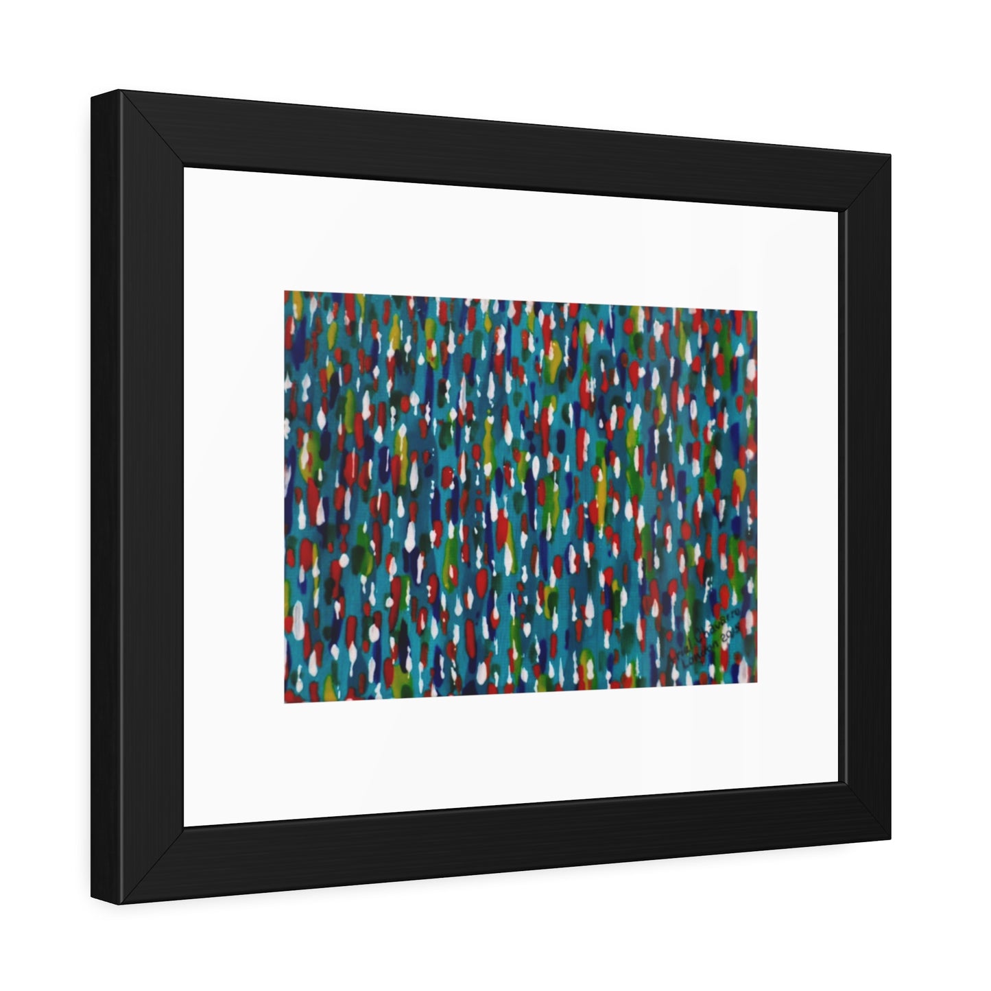 Colours Of The Soul Reflecting On Water by Ariel Chavarro Avila Framed Wall Art Print