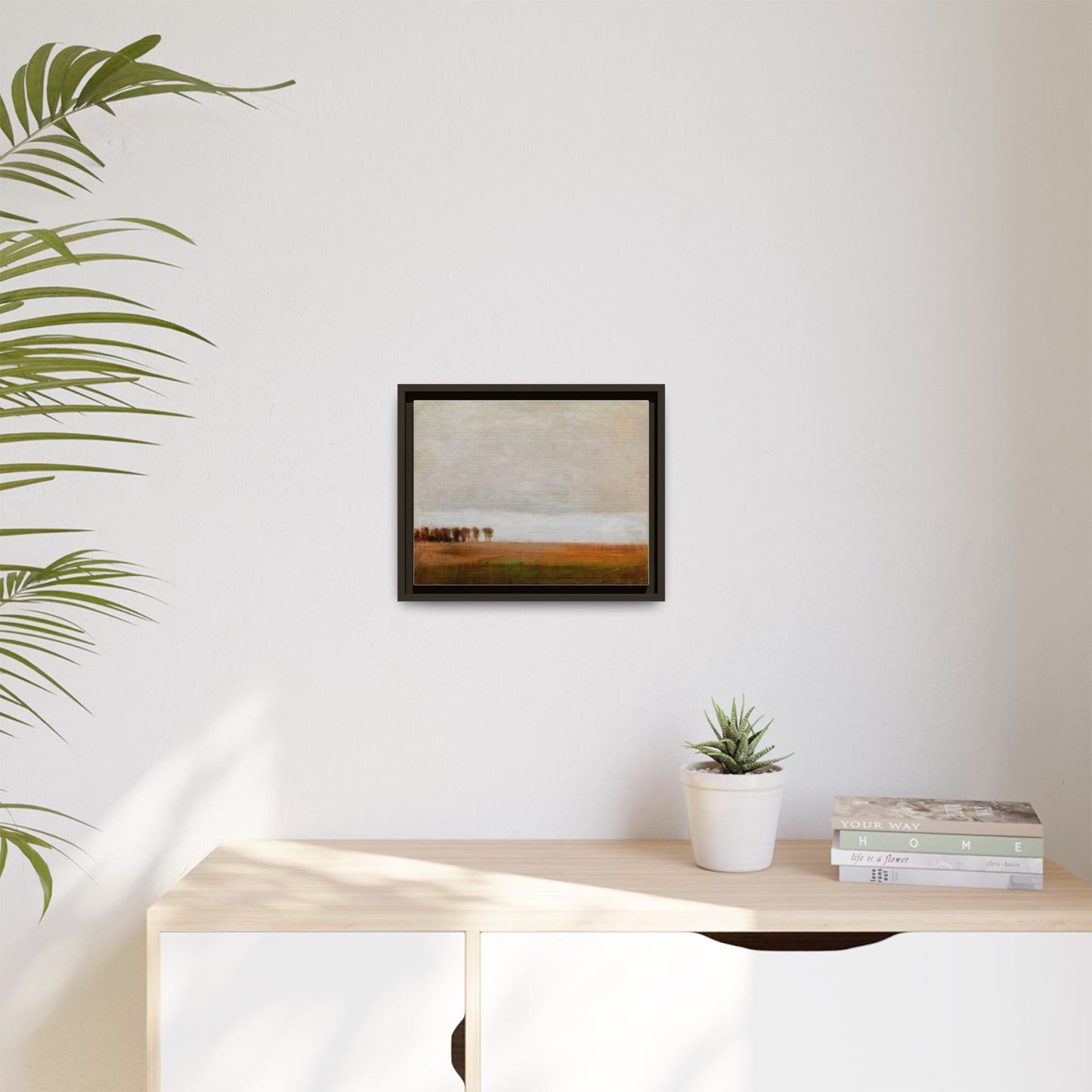View of Jaegersborg Allé, North of Copenhagen by Vilhelm Hammershøi Framed Matte Canvas Wall Art Print