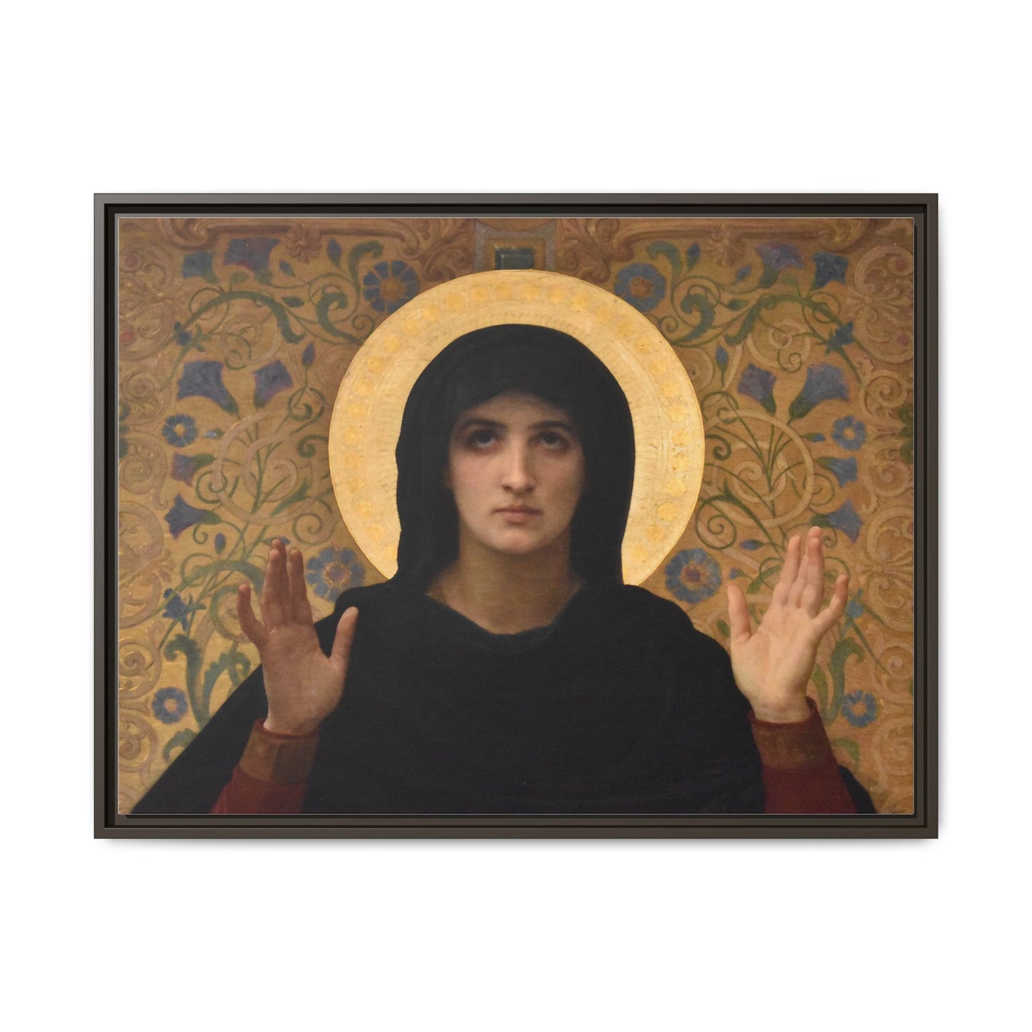La Vierge consolatrice by William Adolphe Bouguereau Framed Matte Canvas Wall Art
