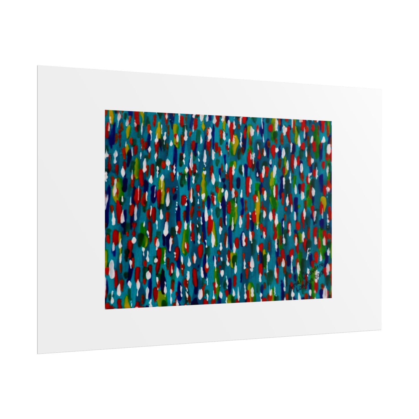 Colours Of The Soul Reflecting On Water by Ariel Chavarro Avila Wall Art Print