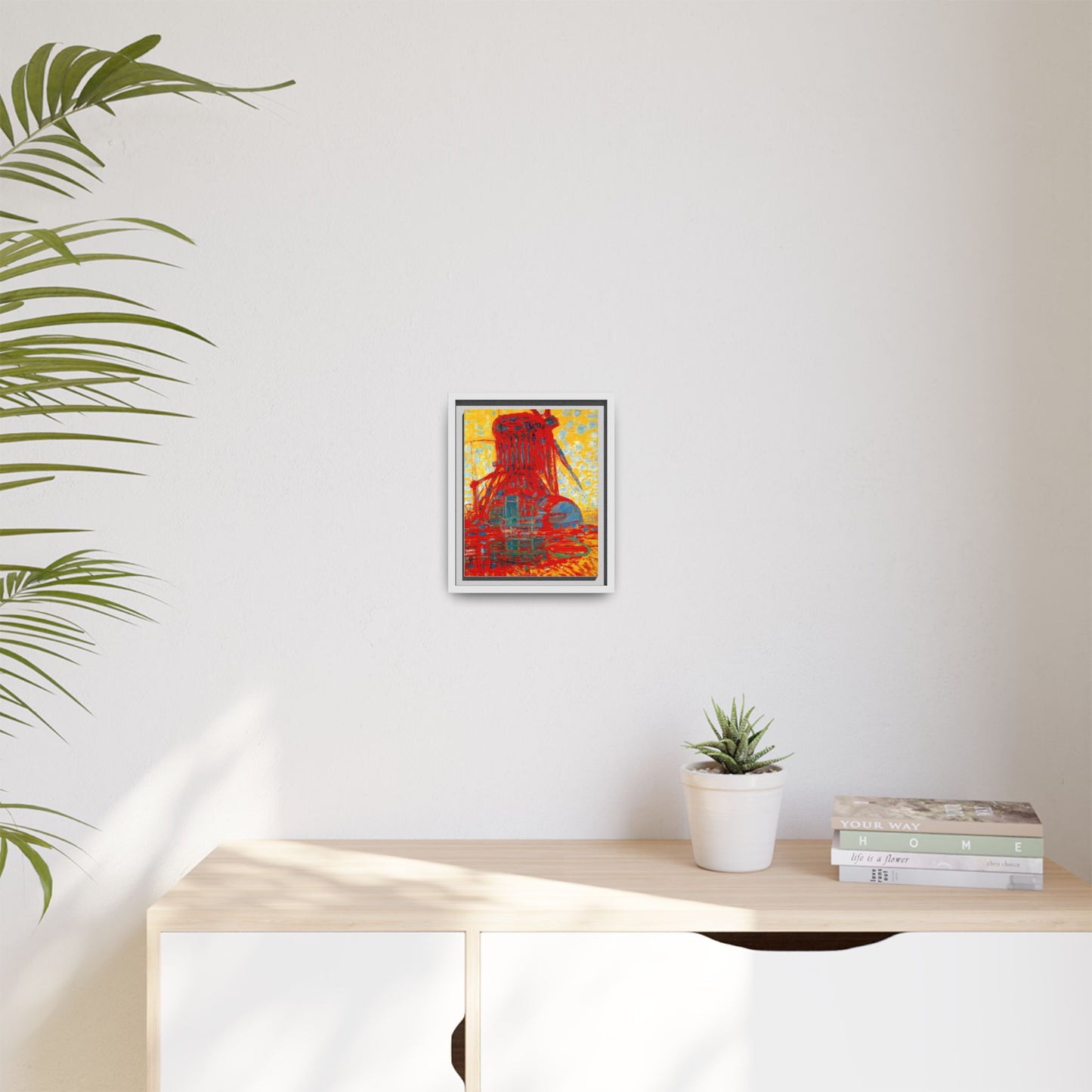 Mill by Sunlight by Piet Mondrian Matte Framed Canvas Wall Art Print