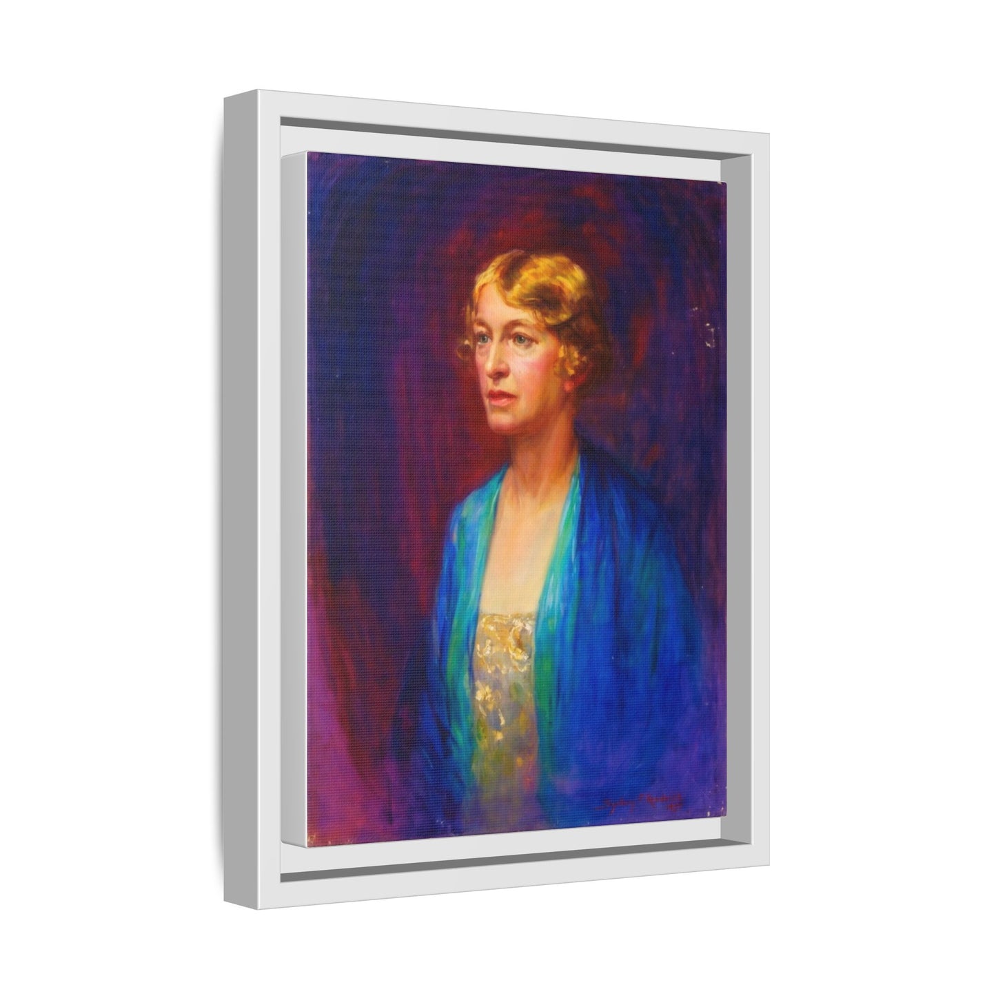Matte Canvas Portrait , Framed (Multi-color)