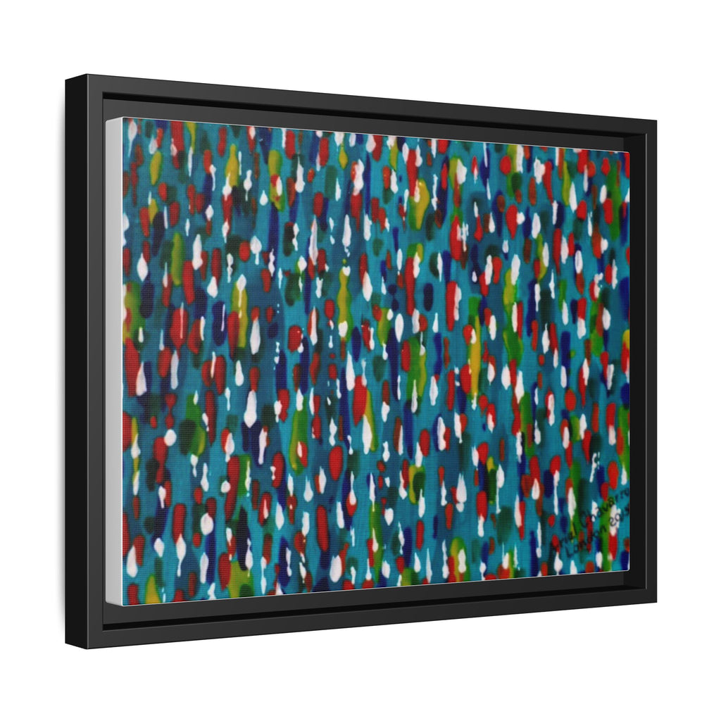 Colours Of The Soul Reflecting On Water by Ariel Chavarro Avila Matte Canvas Framed Art