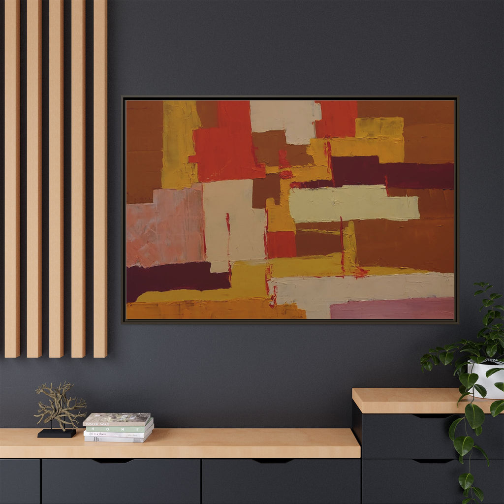 Tableau Confusion by Nicolae Calancea Framed Canvas Wall Art Print