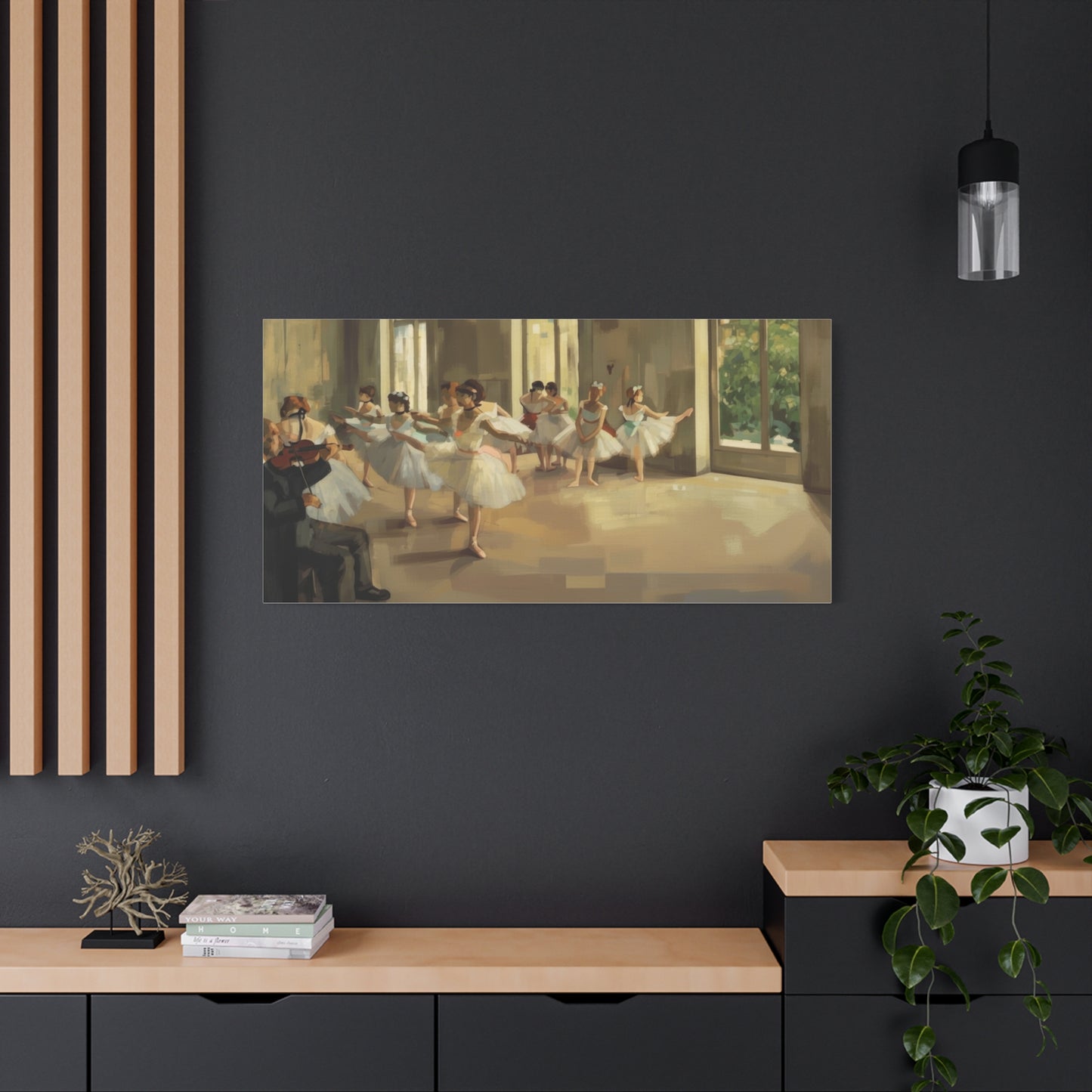 Ballet Rehearsal Matte Canvas