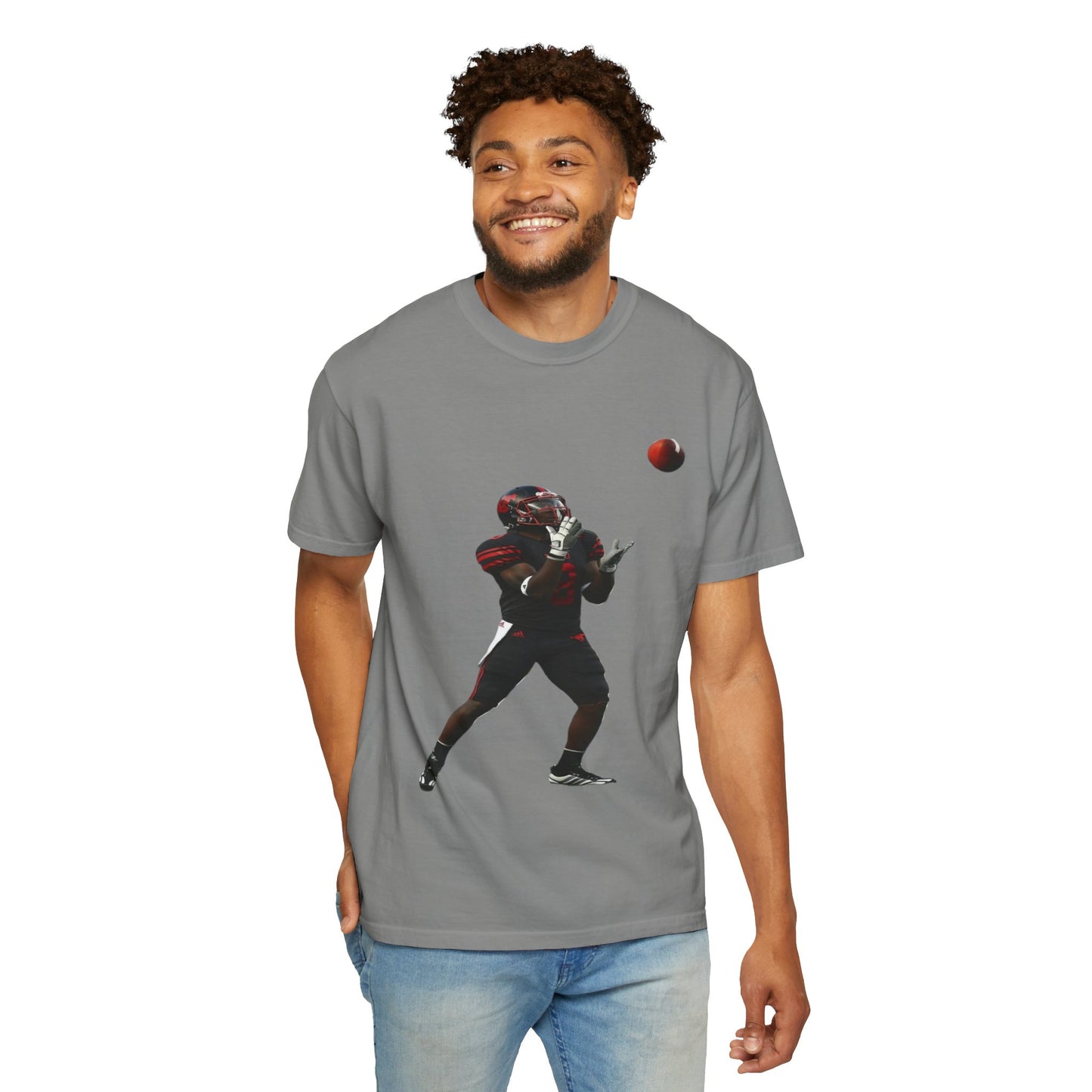Football Player Catch T-Shirt