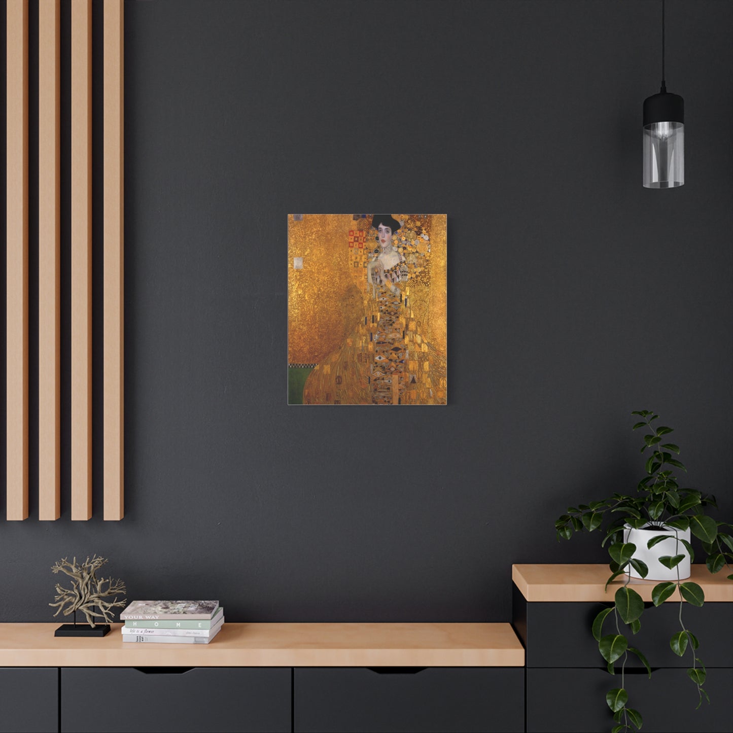 Adele Bloch-Bauer by Gustav Klimt Matte Canvas Wall Art Print
