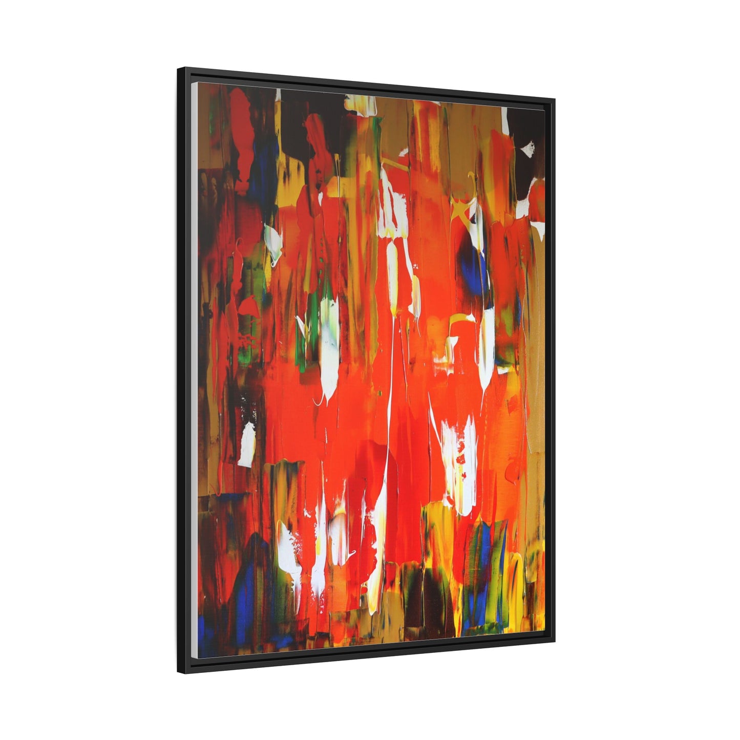 Burn baby burn by Norman Barrett Framed Matte Canvas Wall Art