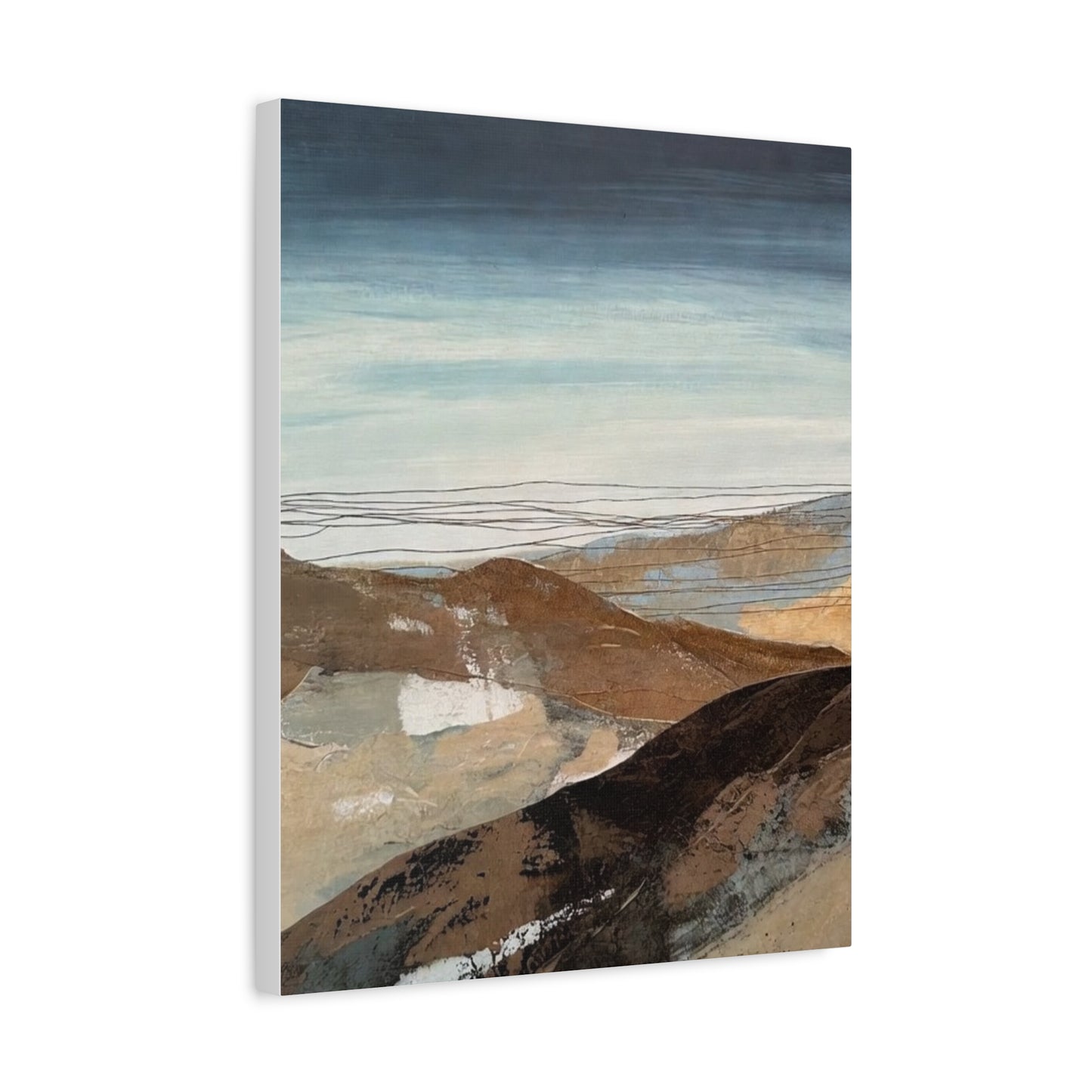 Abstract Landscape Matte Canvas Wall Art — Stretched 1.25"