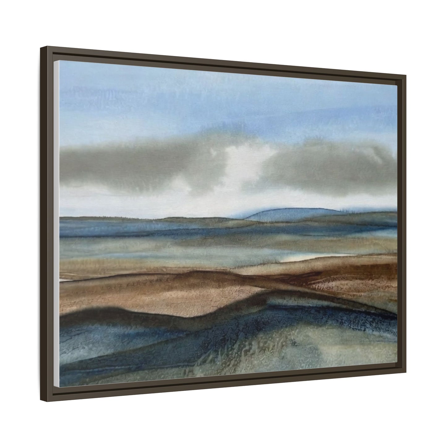 Matte Canvas Landscape, Framed (Multi-color)