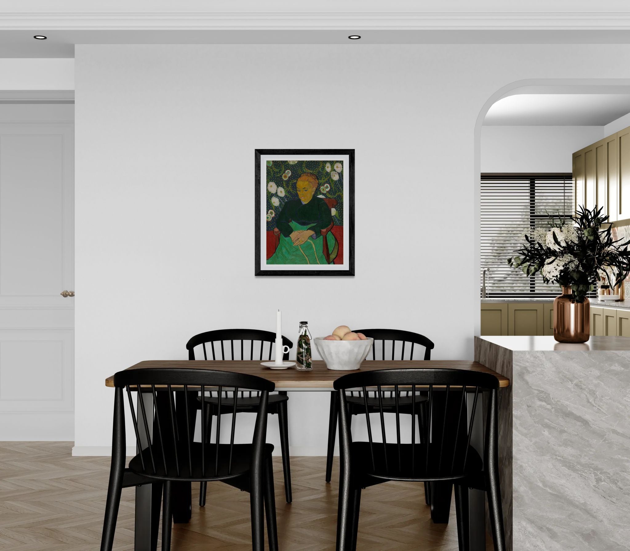 Madame Roulin Rocking the Cradle (La berceuse) by Vincent Van Gogh Wall Art Print