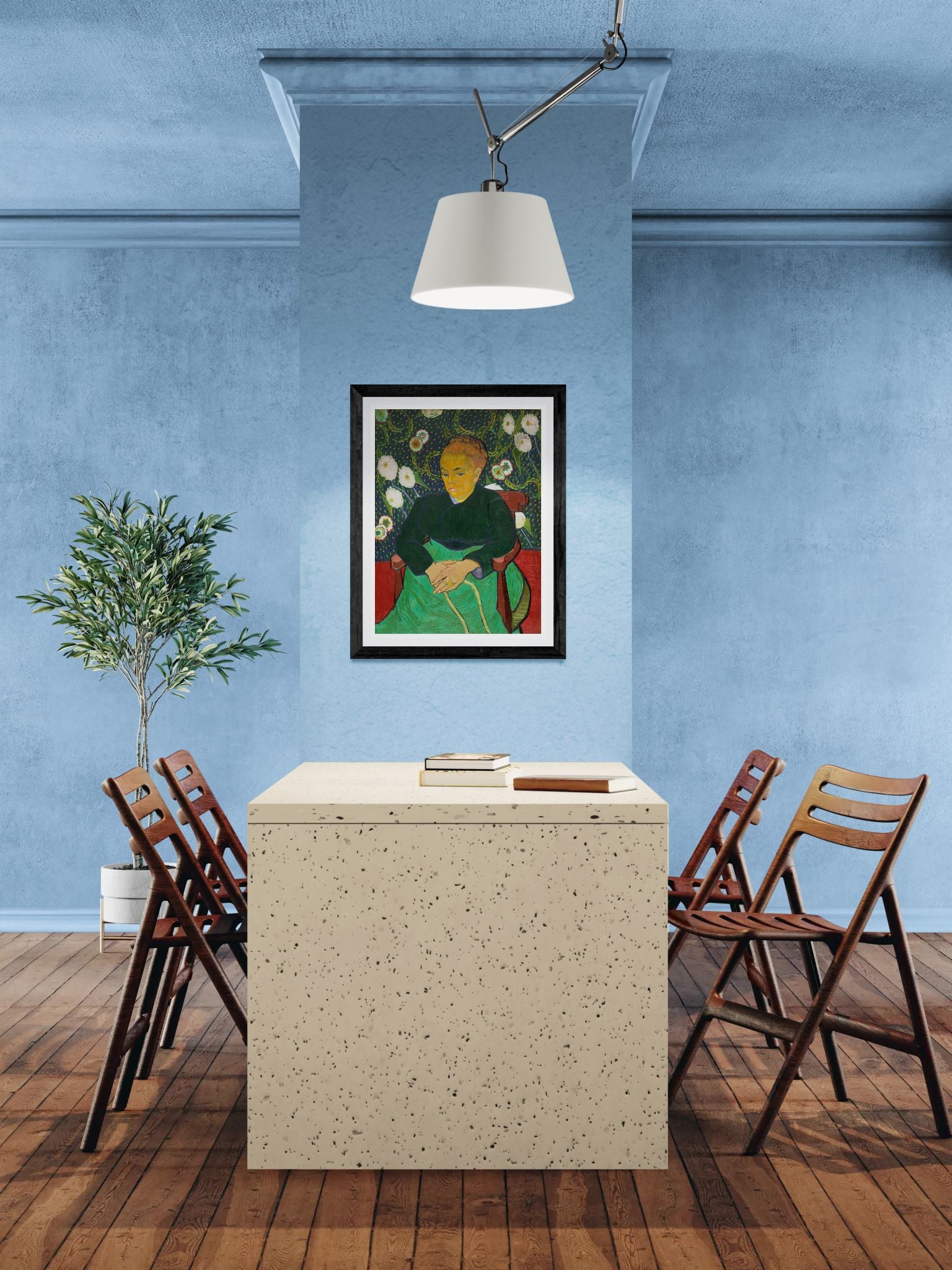 Madame Roulin Rocking the Cradle (La berceuse) by Vincent Van Gogh Wall Art Print