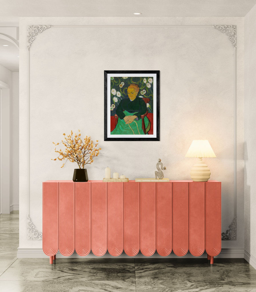 Madame Roulin Rocking the Cradle (La berceuse) by Vincent Van Gogh Wall Art Print