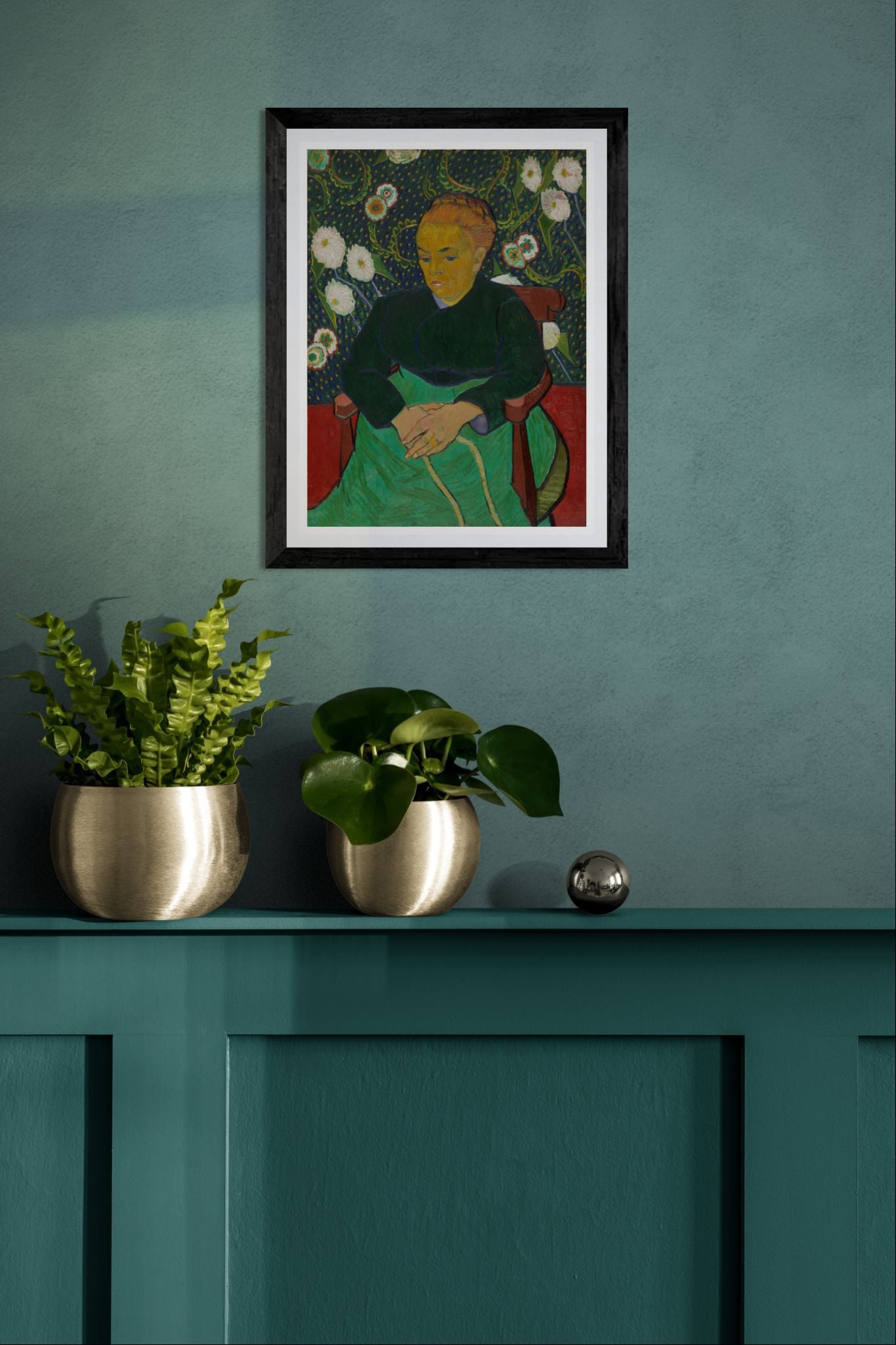 Madame Roulin Rocking the Cradle (La berceuse) by Vincent Van Gogh Wall Art Print
