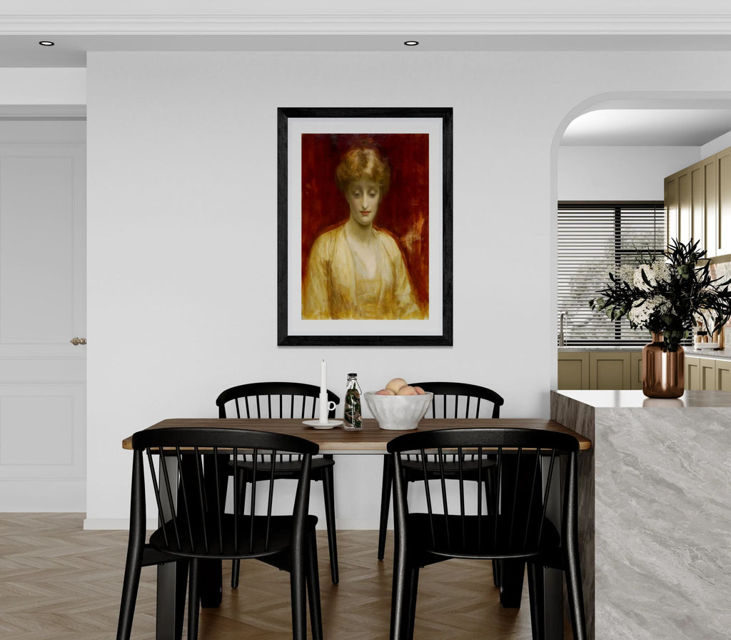 Mrs Williams by Lord Frederic Leighton Wall Art Print