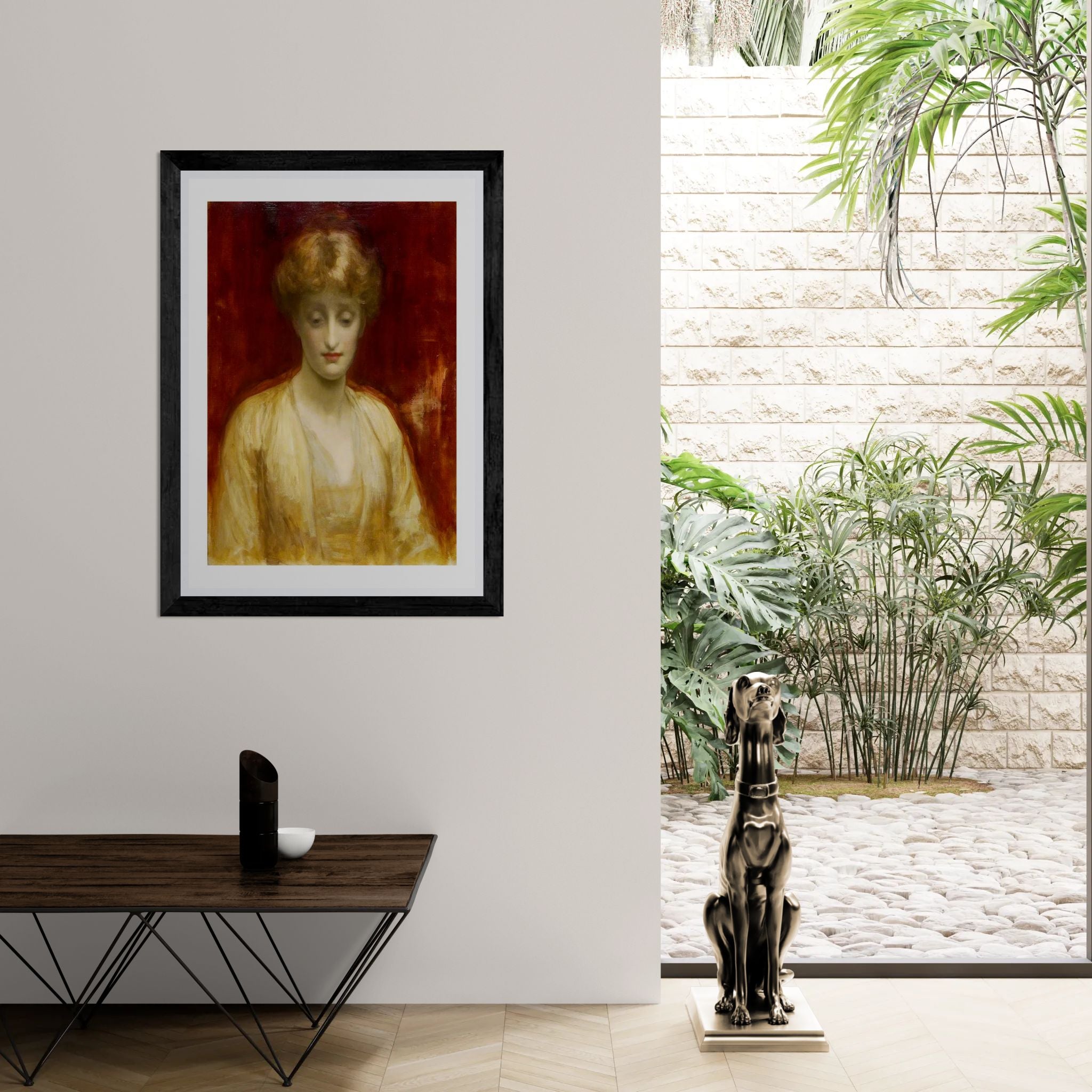 Mrs Williams by Lord Frederic Leighton Wall Art Print