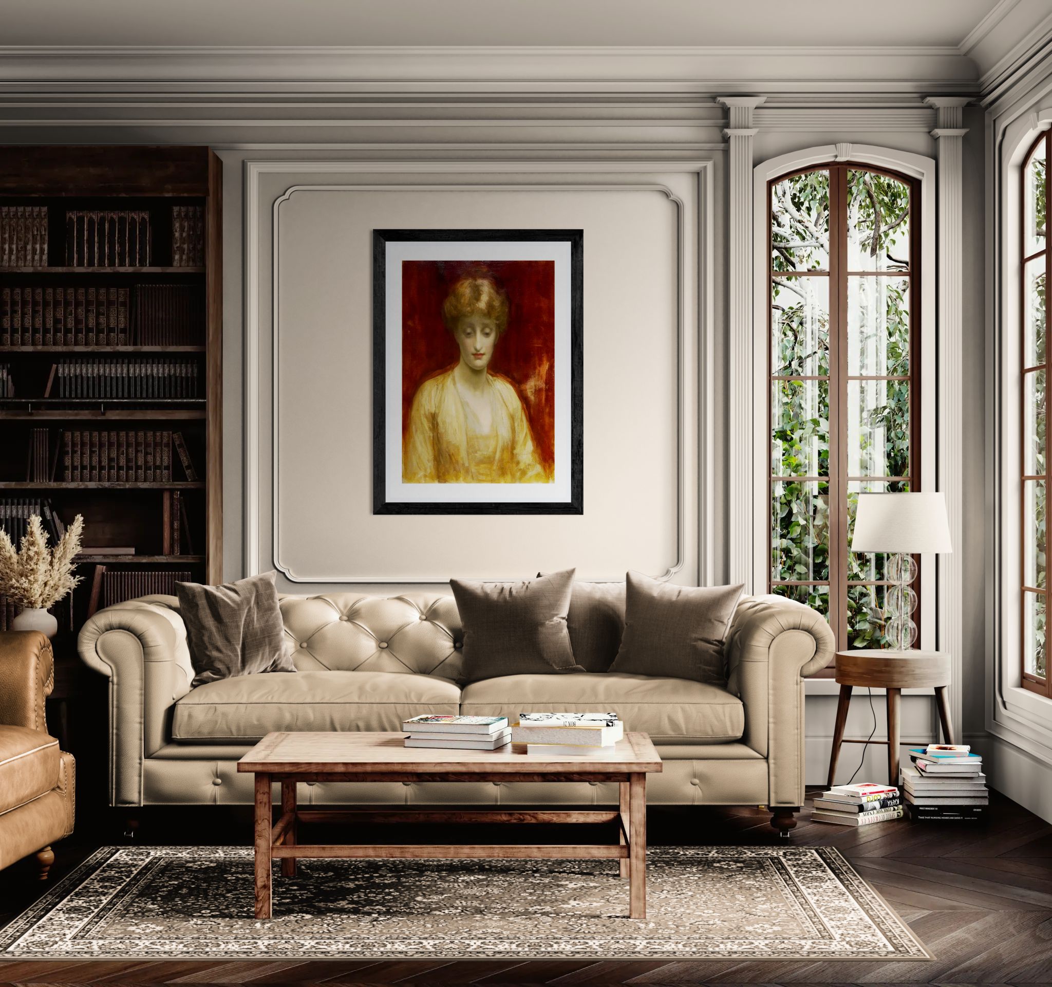 Mrs Williams by Lord Frederic Leighton Wall Art Print