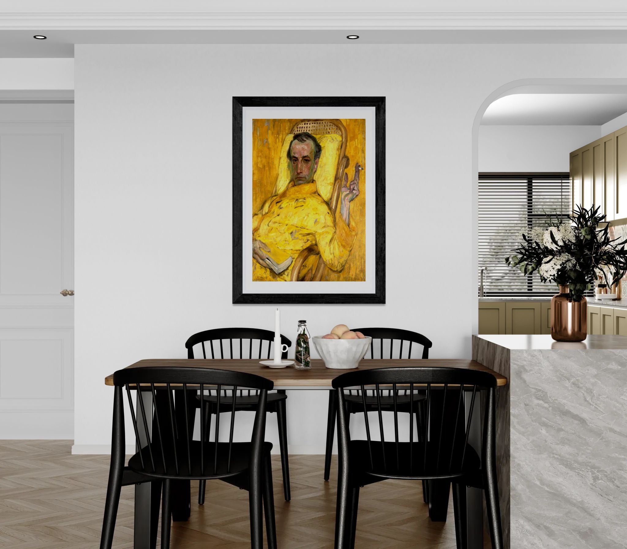 The Yellow Scale by František Kupka Wall Art Print