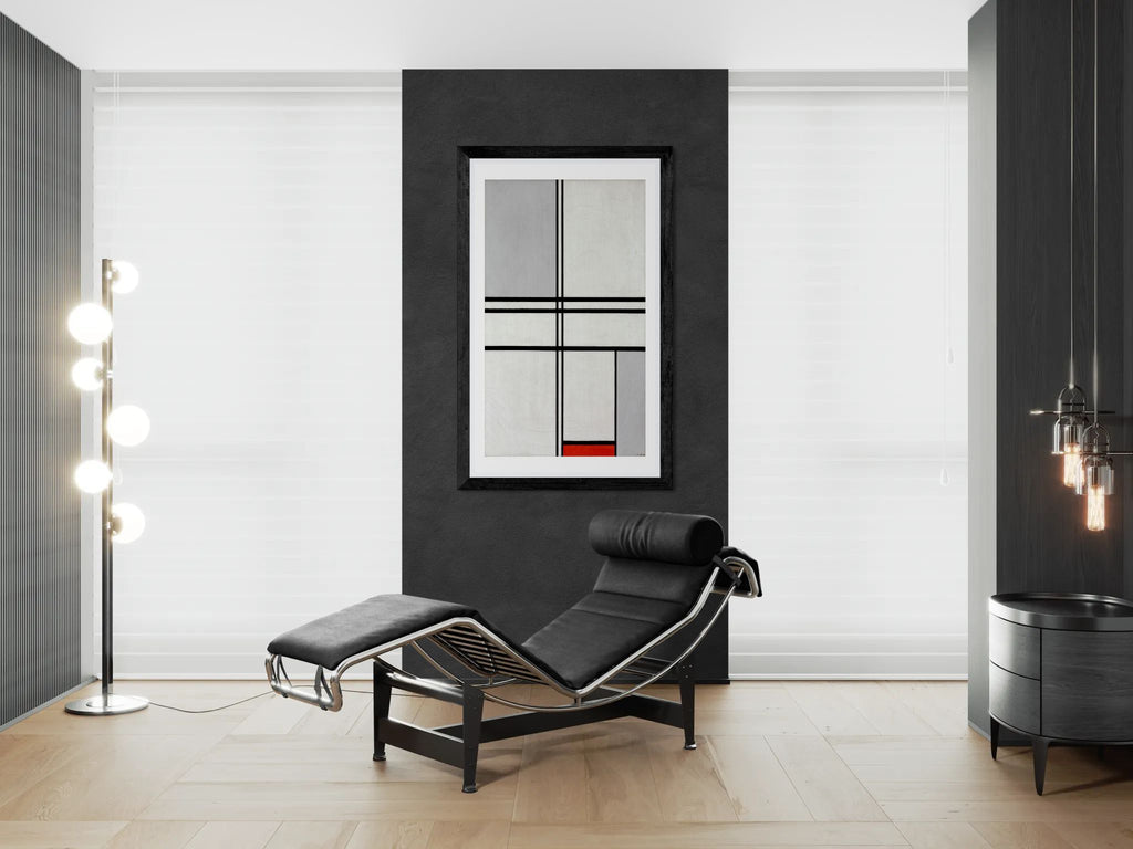 Composition (No. 1) by Piet Mondrian Abstract  Wall Art Print