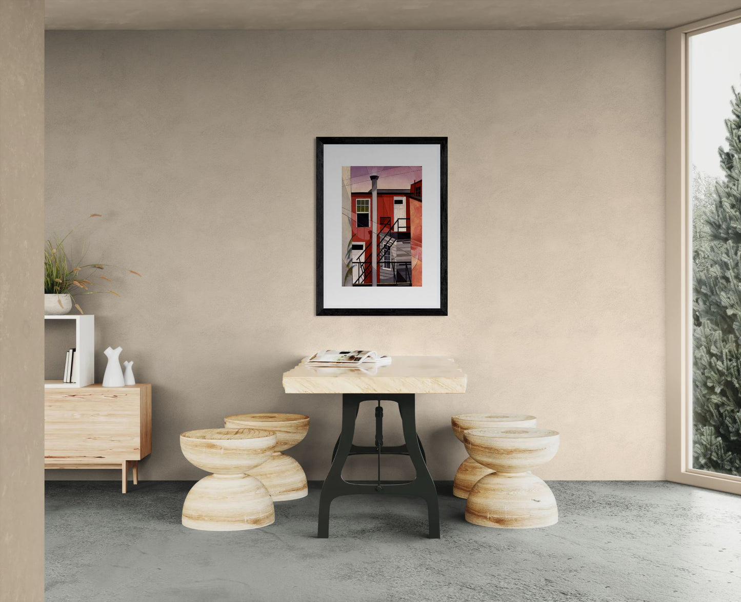 Modern Conveniences by Charles Demuth Wall Art Print