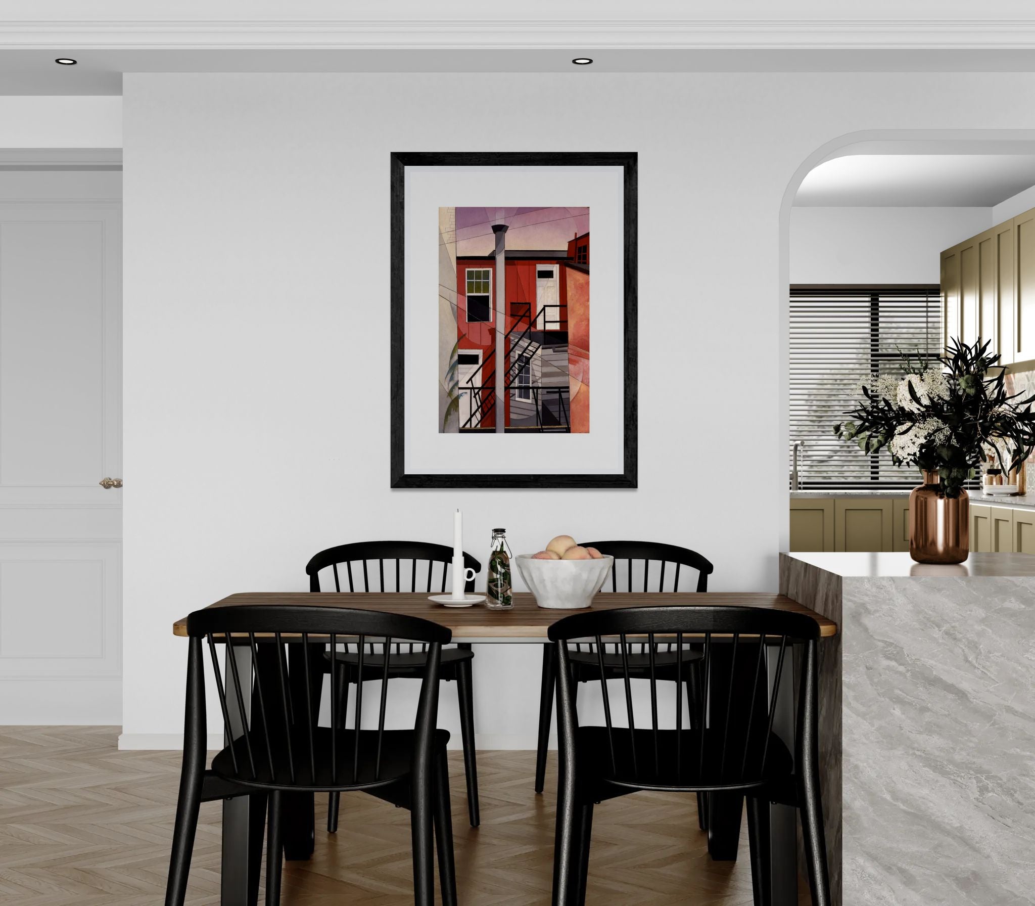 Modern Conveniences by Charles Demuth Wall Art Print