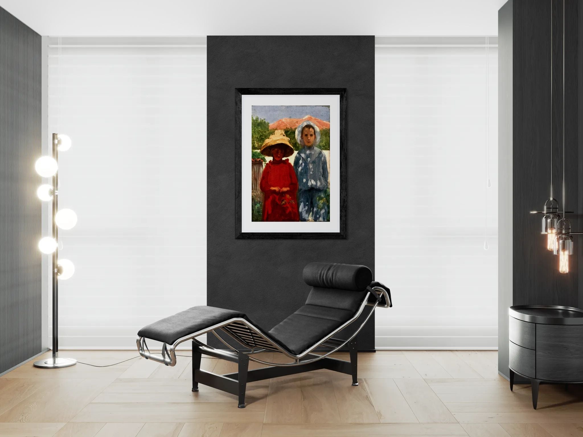 Portrait of the painter's sons by António Carneiro Wall Art Print