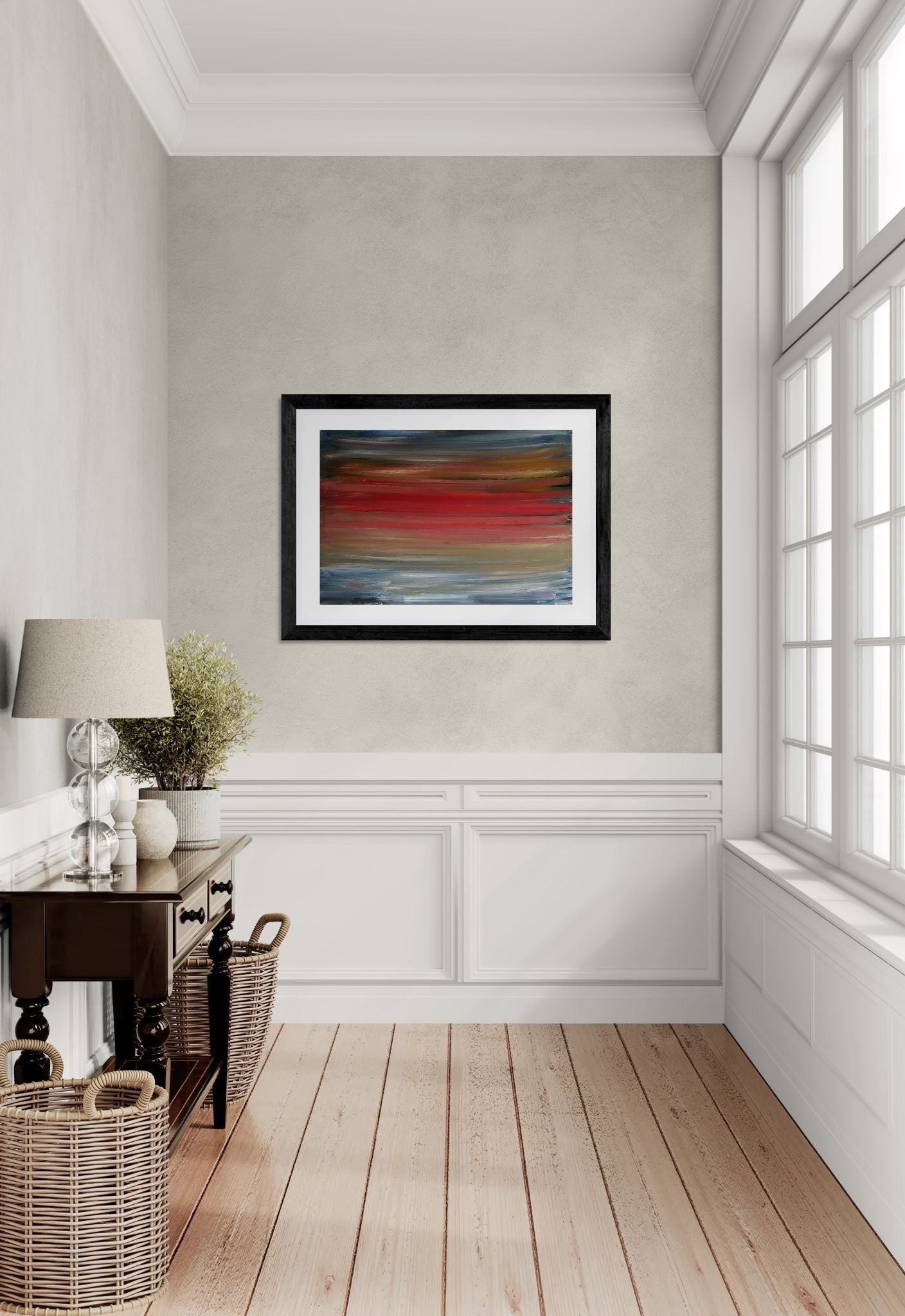 Misty morning by Norman Barrett Wall Art Print