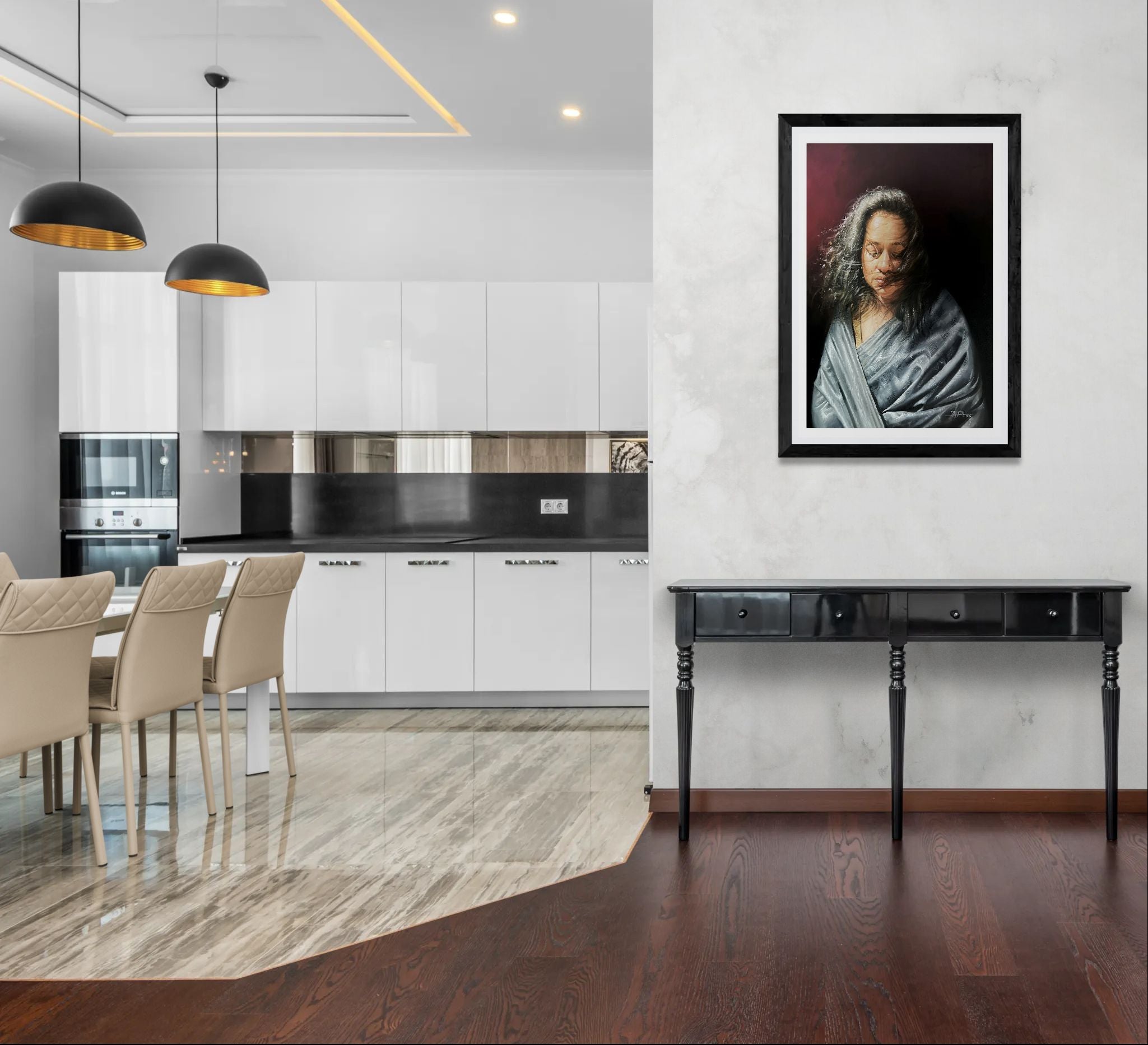 Tempest by Rajasekharan Wall Art Print