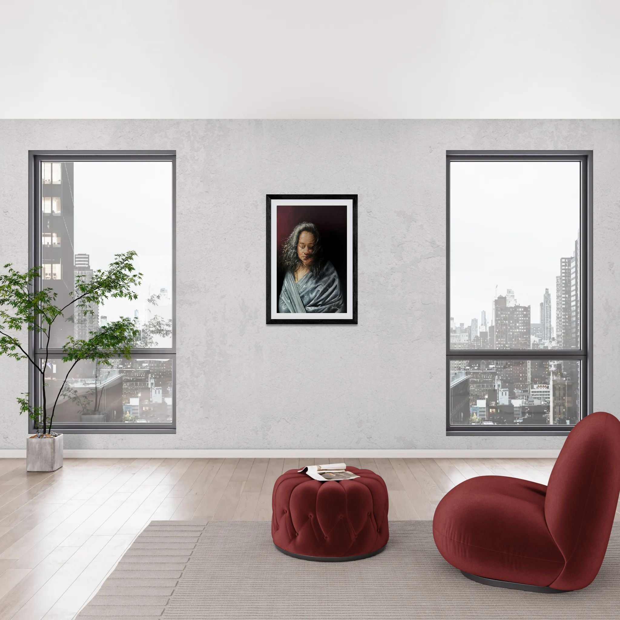 Tempest by Rajasekharan Wall Art Print