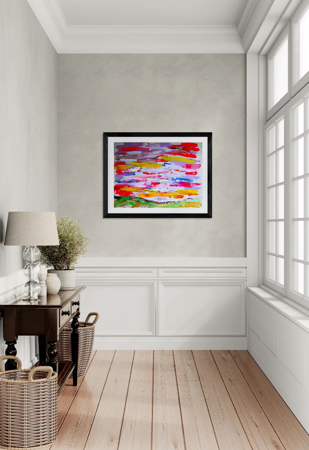 Sunny day in may by Norman Barrett Wall Art Print