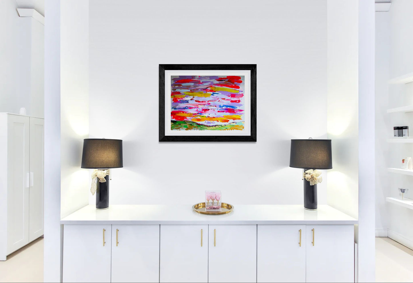 Sunny day in may by Norman Barrett Wall Art Print