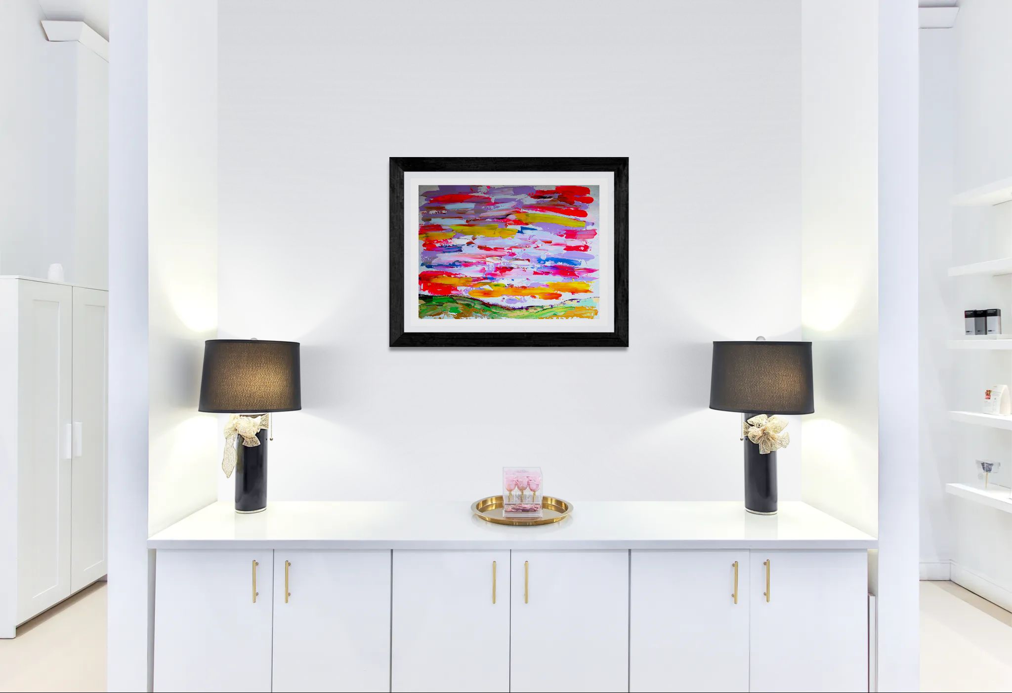 Sunny day in may by Norman Barrett Wall Art Print