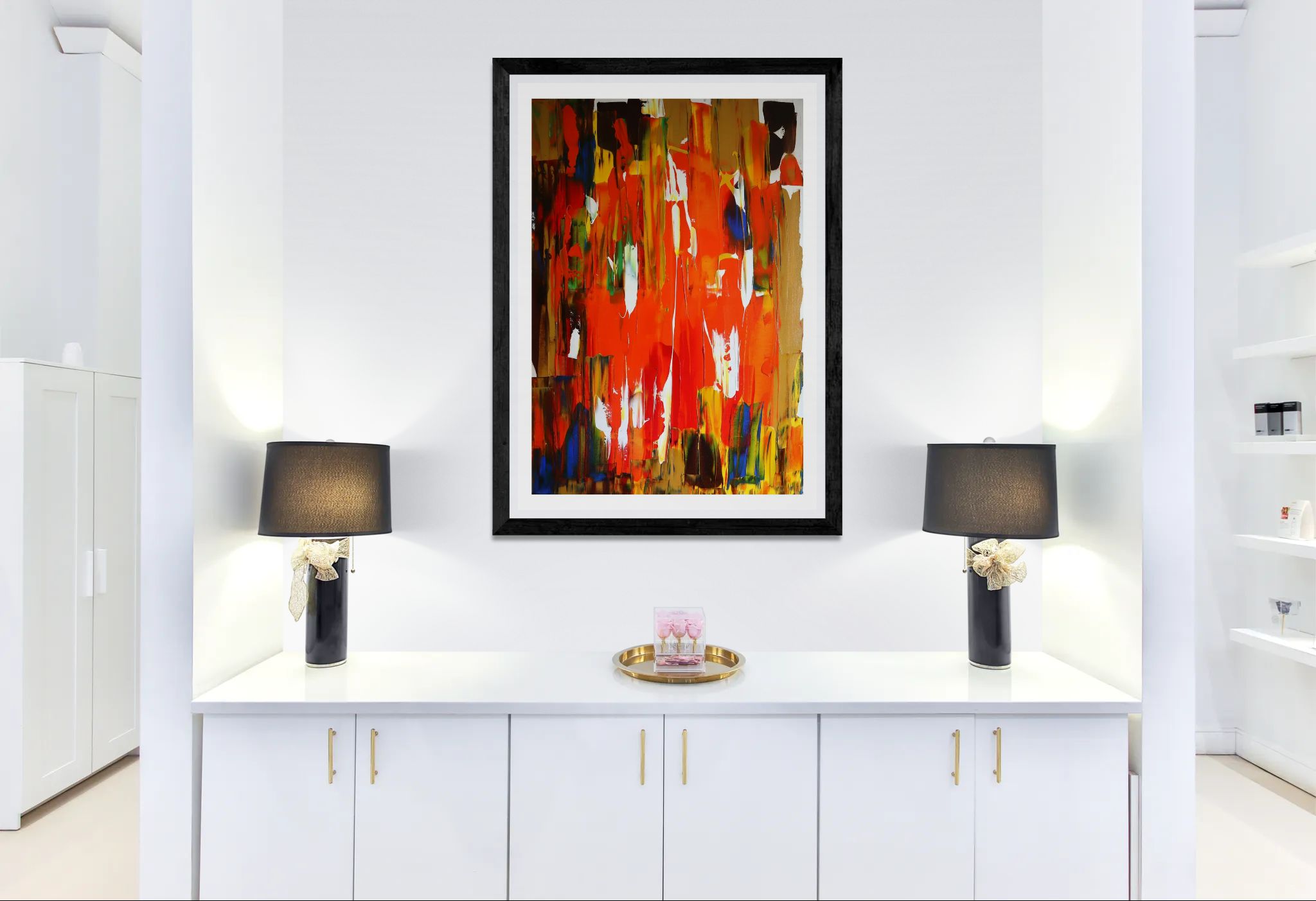 Burn baby burn by Norman Barrett Wall Art Print