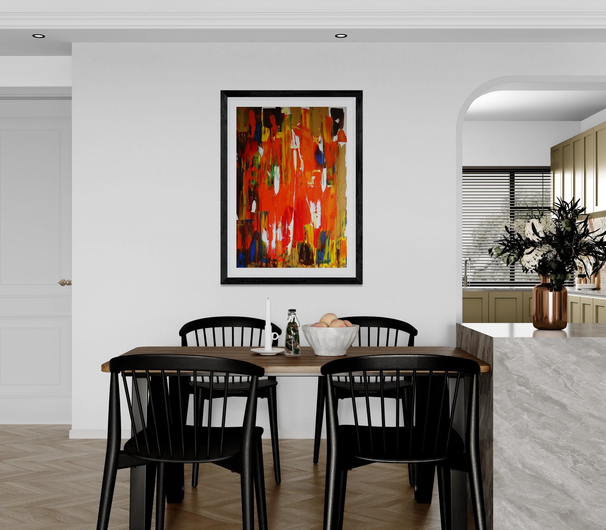 Burn baby burn by Norman Barrett Wall Art Print